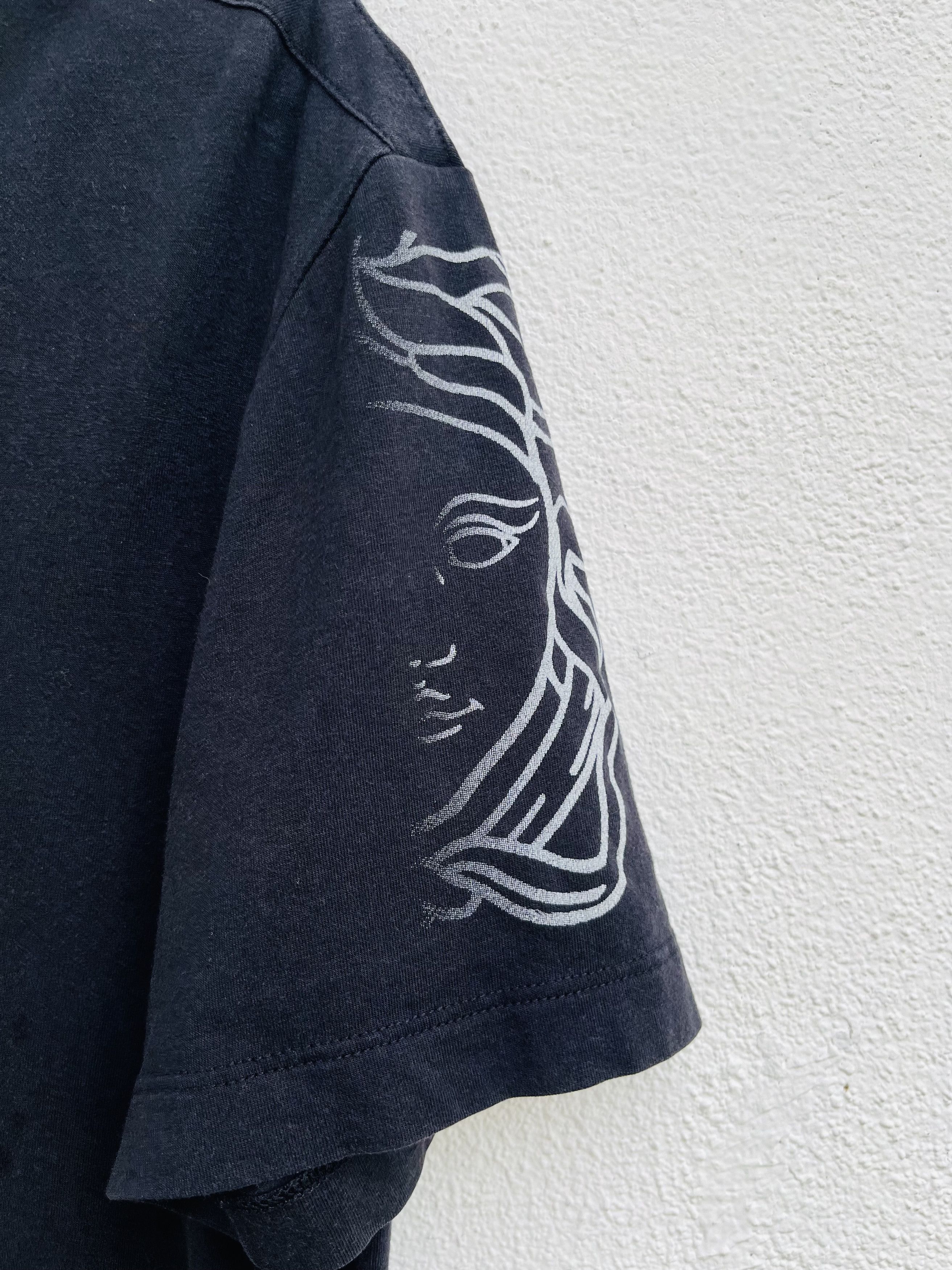 Versace Versace Sleeve Big Logo Black Shirt Size US M / EU 48-50 / 2 - 5 Thumbnail