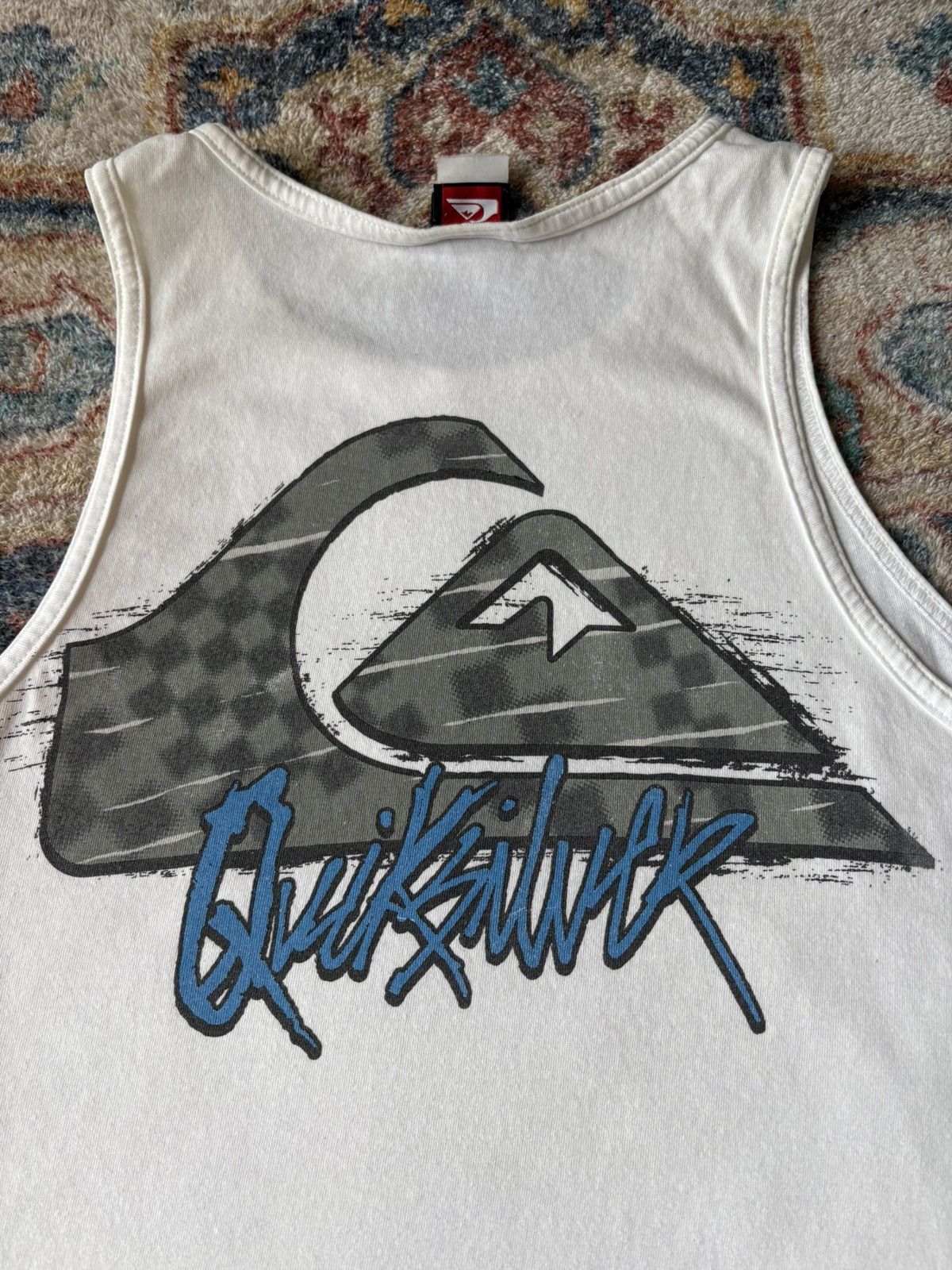 Quiksilver Vintage Quiksilver Logo Tank Top Large Size US L / EU 52-54 / 3 - 5 Thumbnail