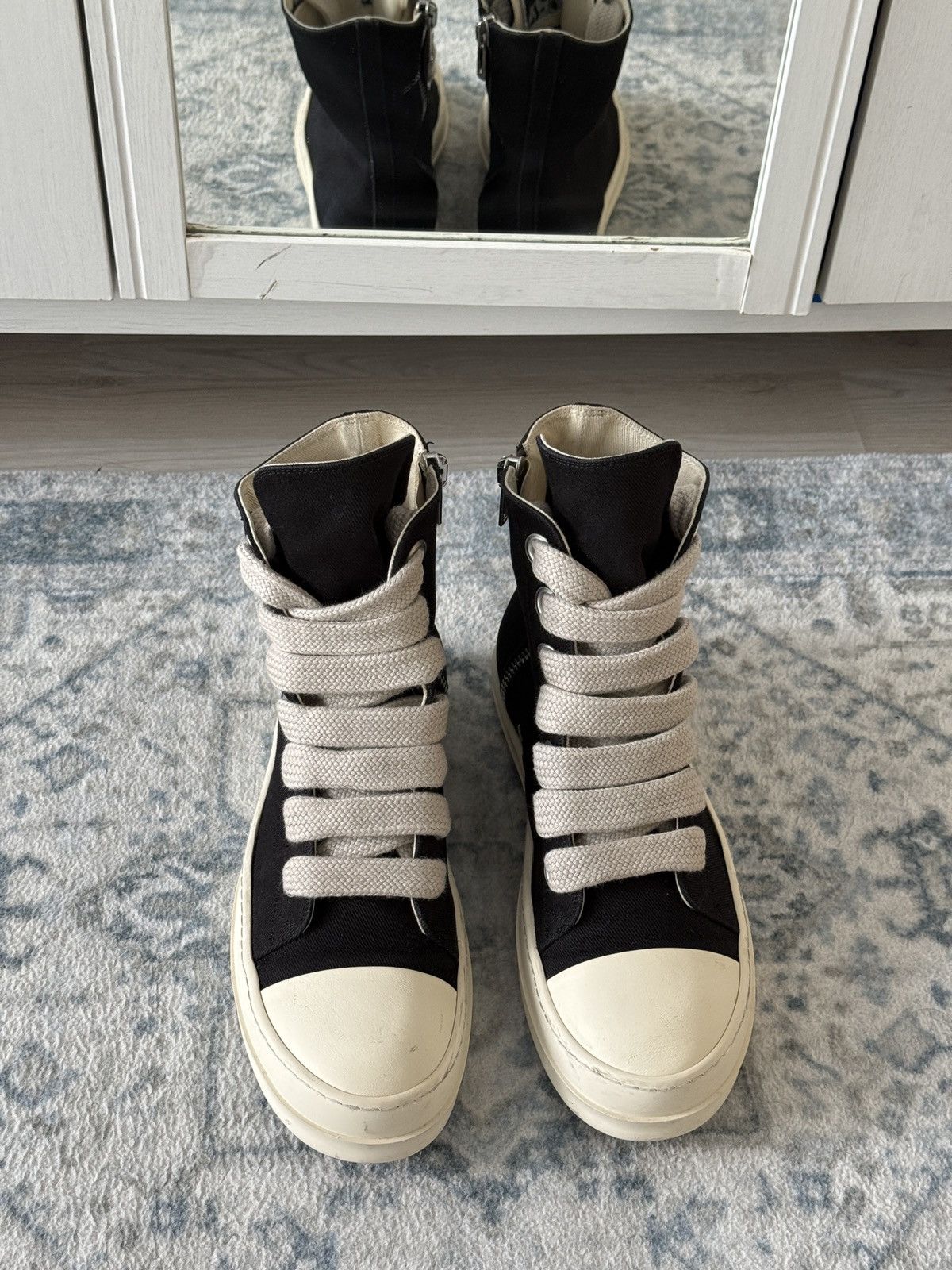 Rick Owens Drkshdw Rick Owens Jumbo Laces Size US 11 / EU 44 - 10 Thumbnail