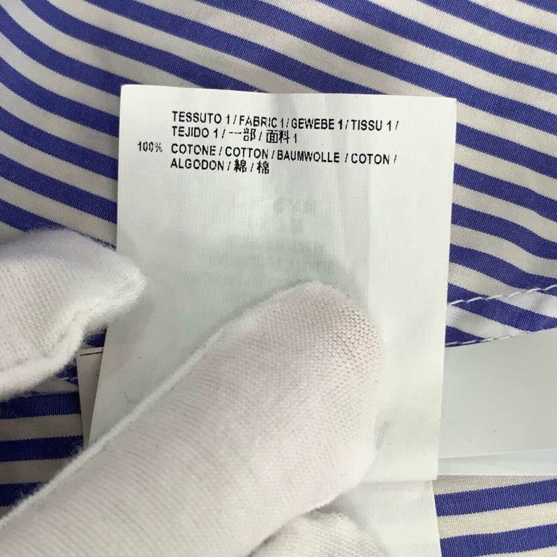 Other Balenciaga size 34 Blue and white lace up striped shirt wi Size XS / US 0-2 / IT 36-38 - 7 Thumbnail