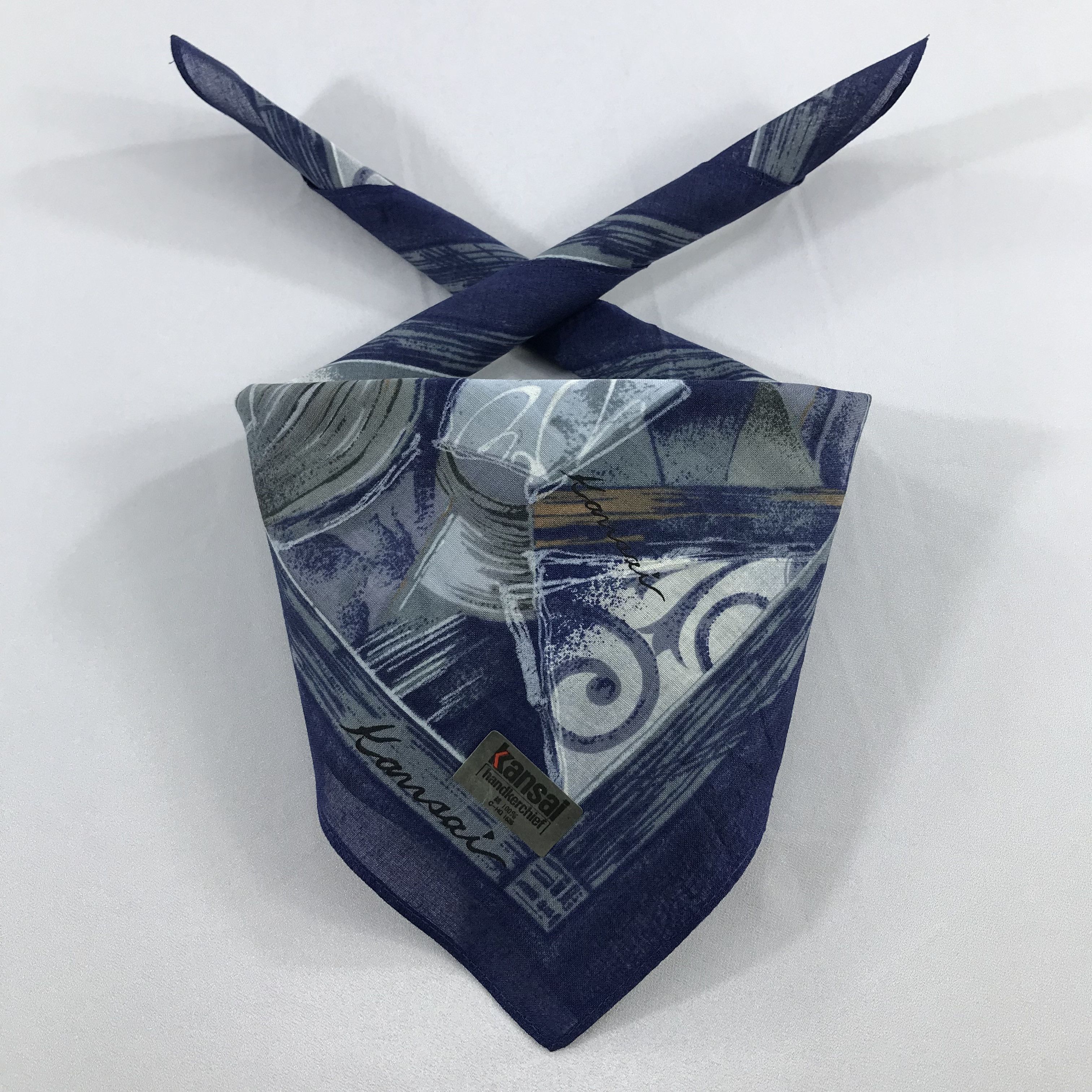 Kansai Yamamoto × Vintage Kansai Bandana / Handkerchief / Neckerchief - S2158 Size ONE SIZE - 3 Thumbnail