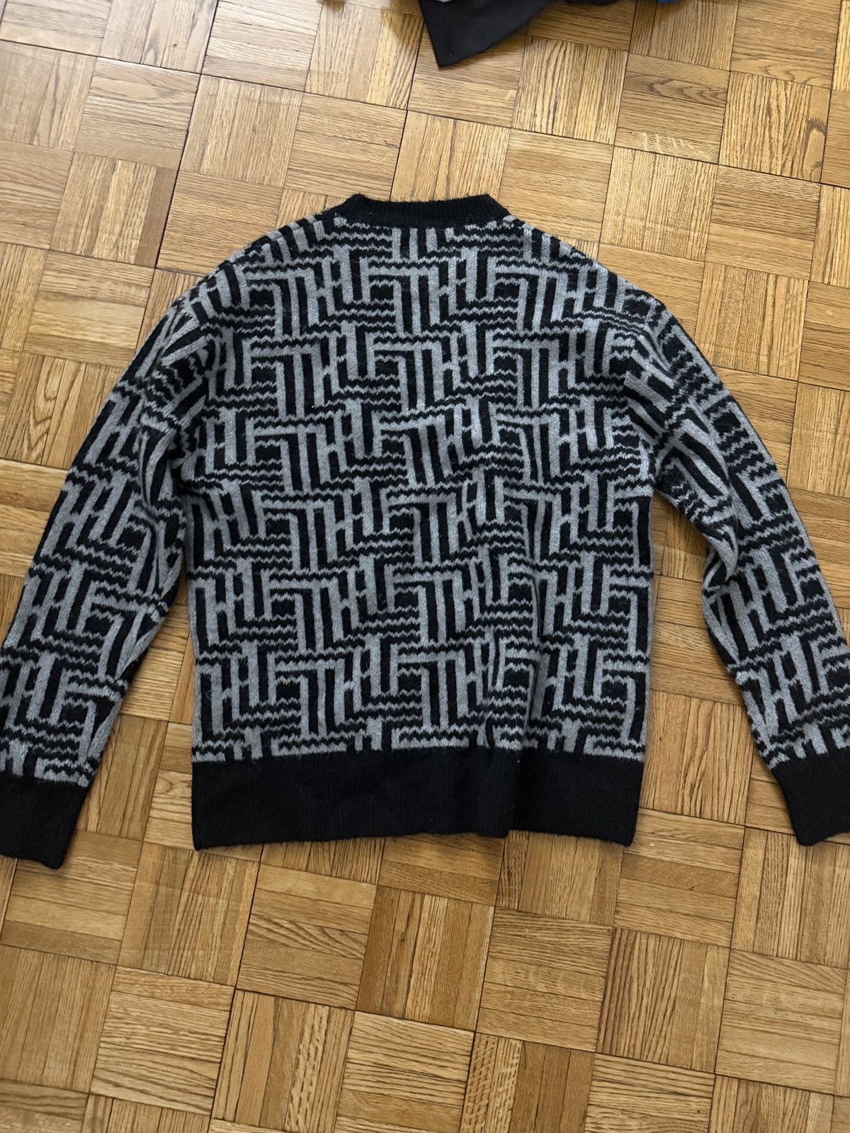 Zara Zara black and white pattern sweater Size US L / EU 52-54 / 3 - 3 Thumbnail