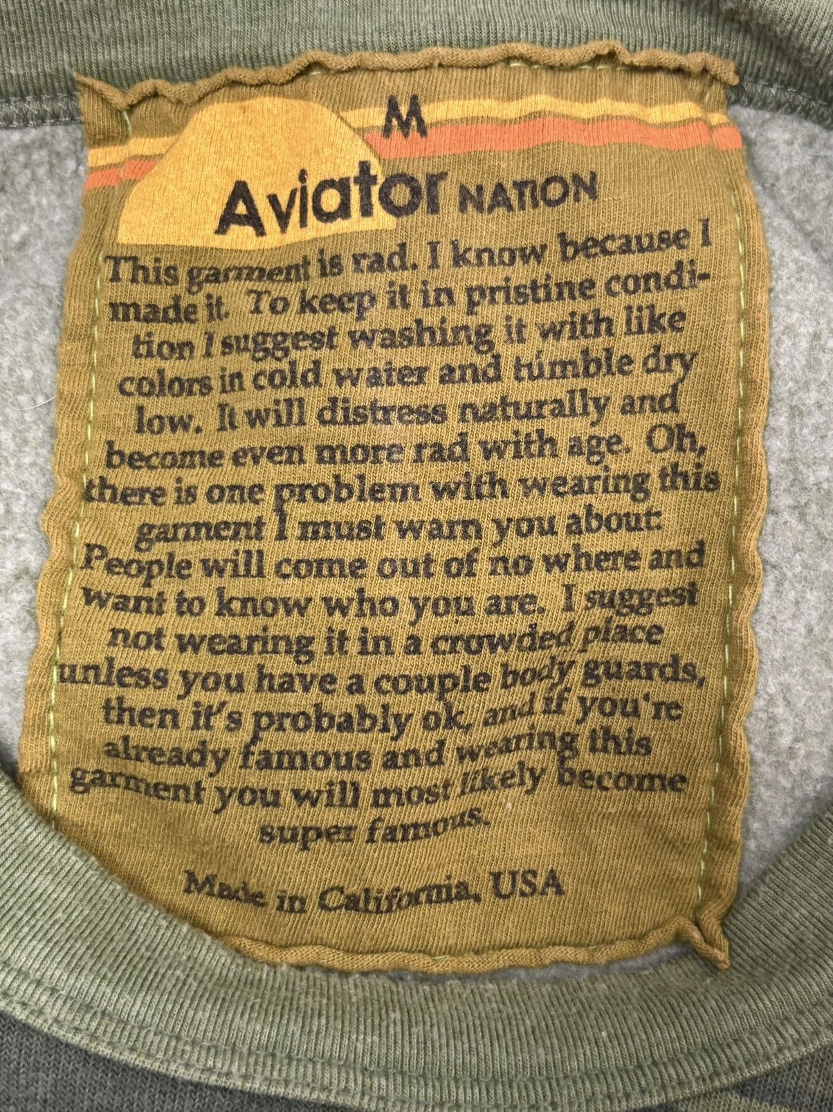 Aviator Nation Aviator Nation Malibu Camo Sweatshirt Size US M / EU 48-50 / 2 - 6 Thumbnail