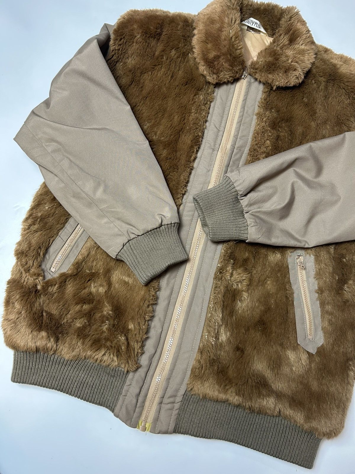 Japanese Brand BEAUTY PLAN FAUX FUR LINING JACKET Size ONE SIZE - 2 Thumbnail