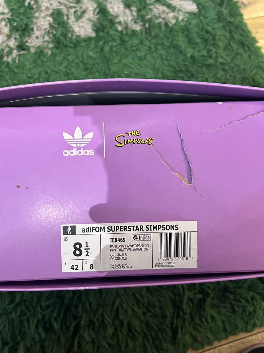 Adidas Adidas AdiFOM Superstar “The Simpsons Clouds” Size US 8.5 / EU 41-42 - 2 Thumbnail