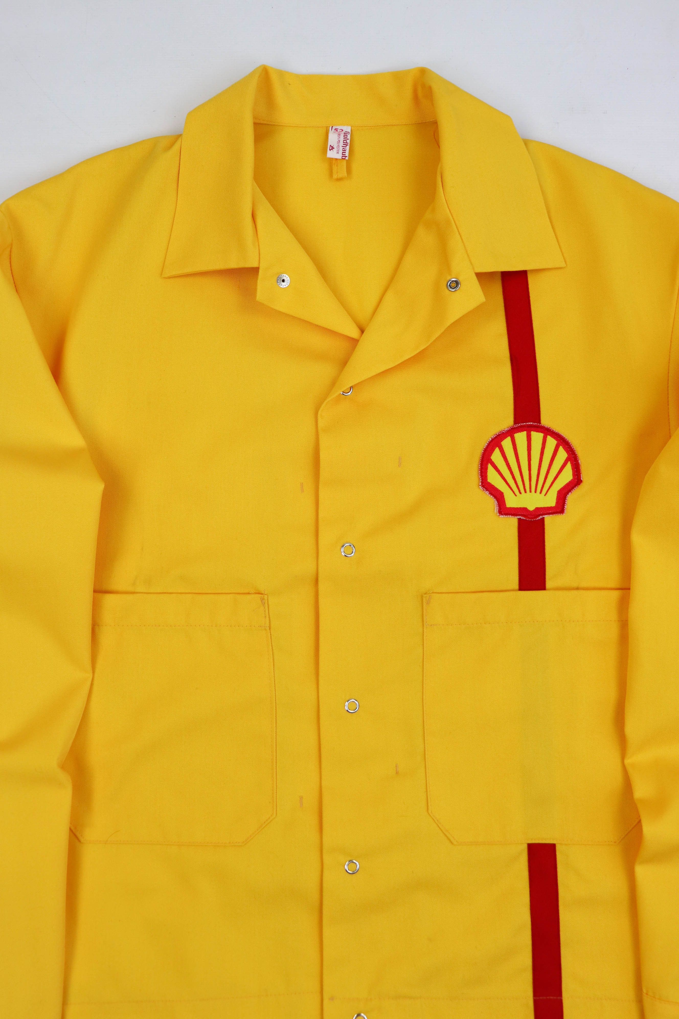 Vintage Shell Vintage 00s Goldhauben-Webe Work Chore Coat Jacket Size US L / EU 52-54 / 3 - 3 Thumbnail