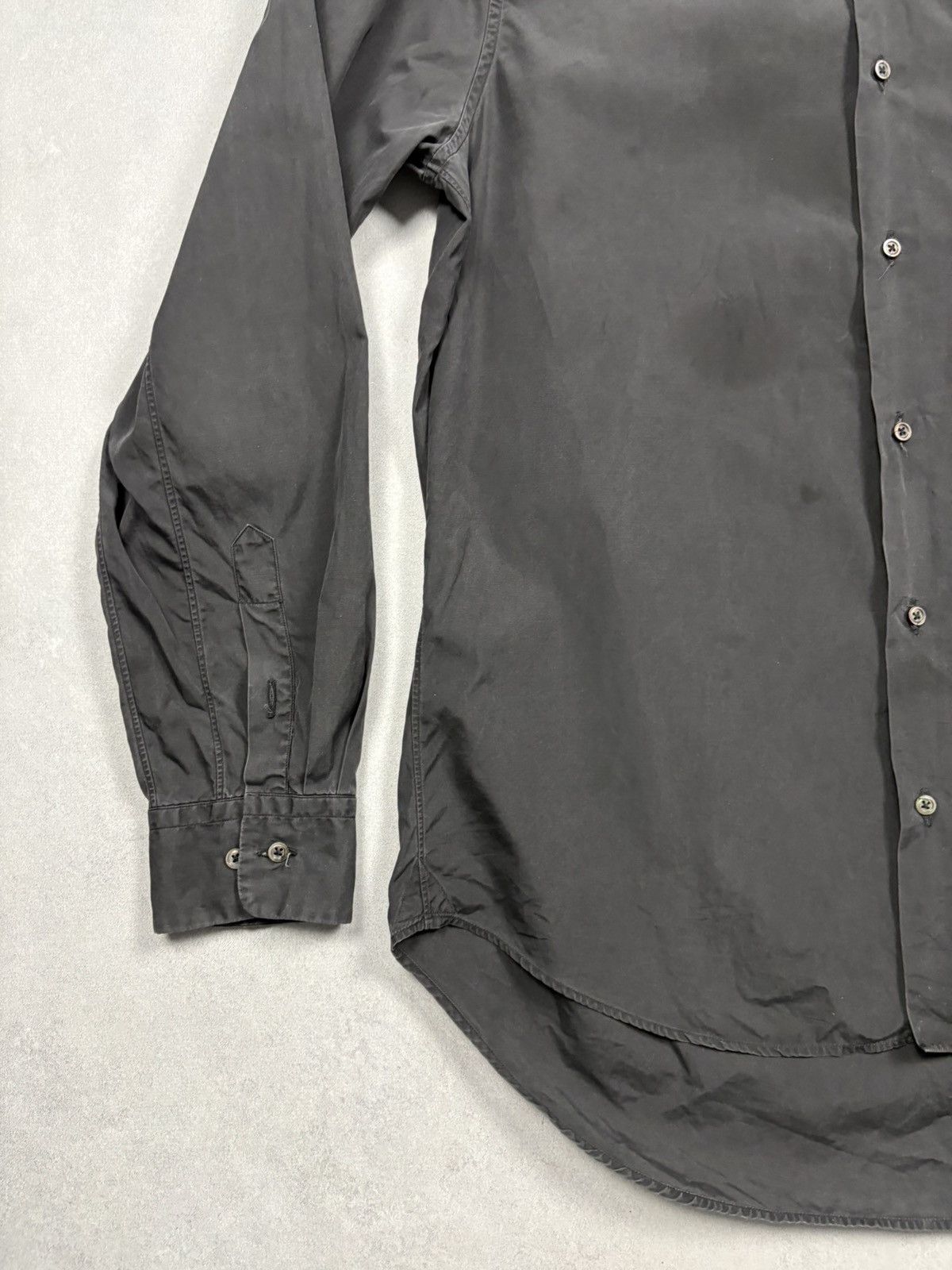 Jil Sander Jil Sander Black Button Up Shirt Tailor Made Italy Size 40 Size US L / EU 52-54 / 3 - 3 Thumbnail