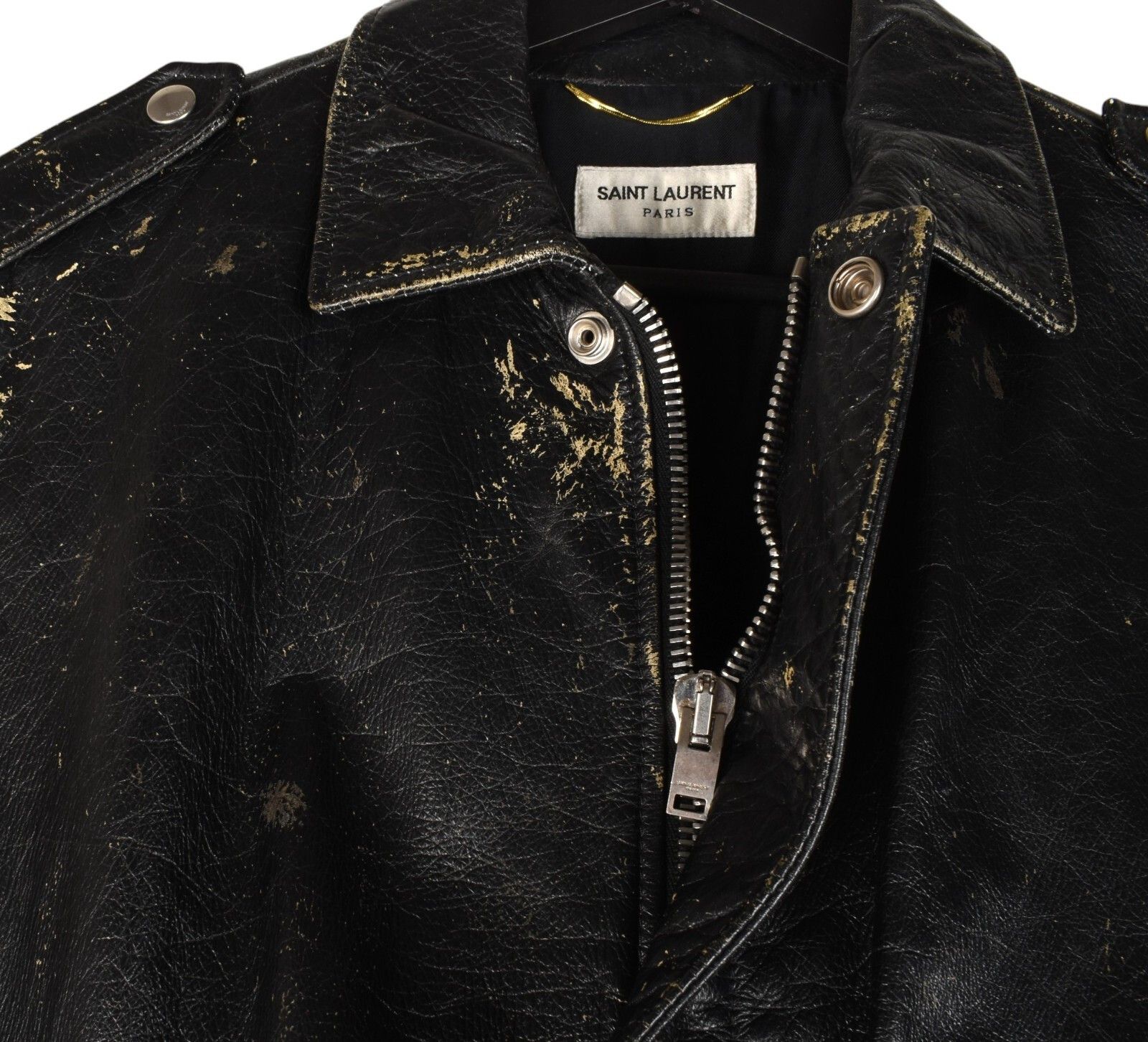 Saint Laurent Paris Saint Laurent Men Vest Leather Unisex Size L, S1426 Size US L / EU 52-54 / 3 - 4 Thumbnail