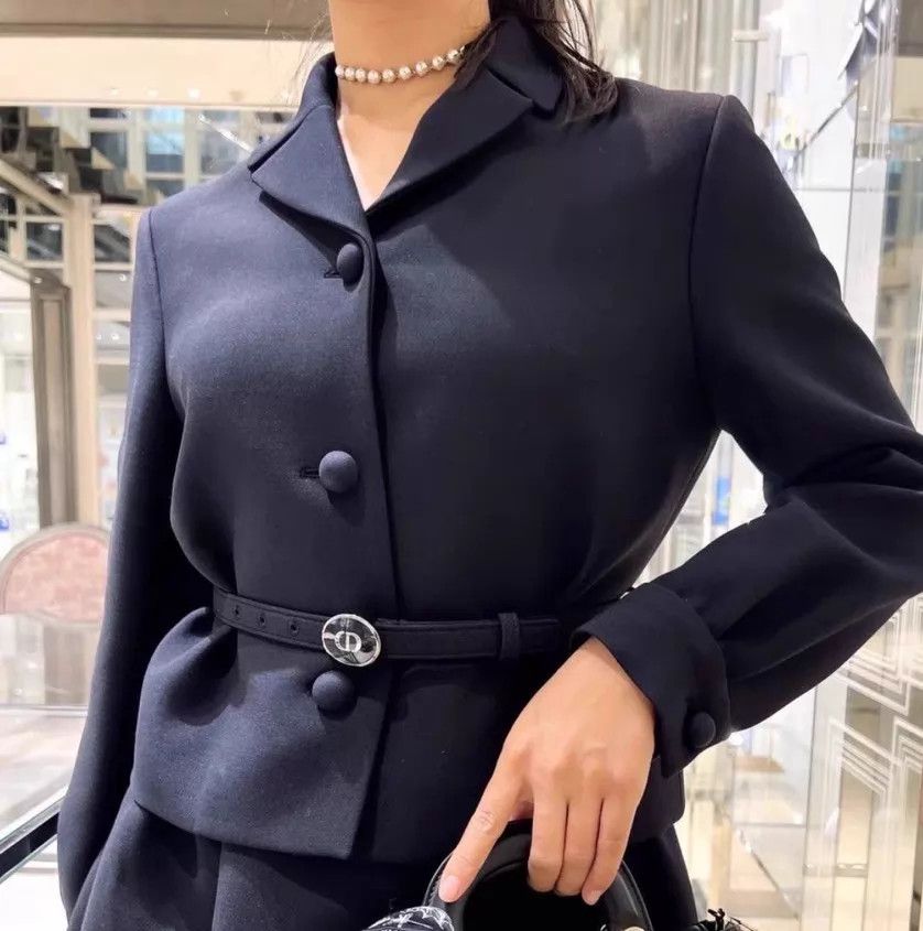 Dior Dior Single-Breasted Belted Jacket 36 Size XS / US 0-2 / IT 36-38 - 1 Thumbnail