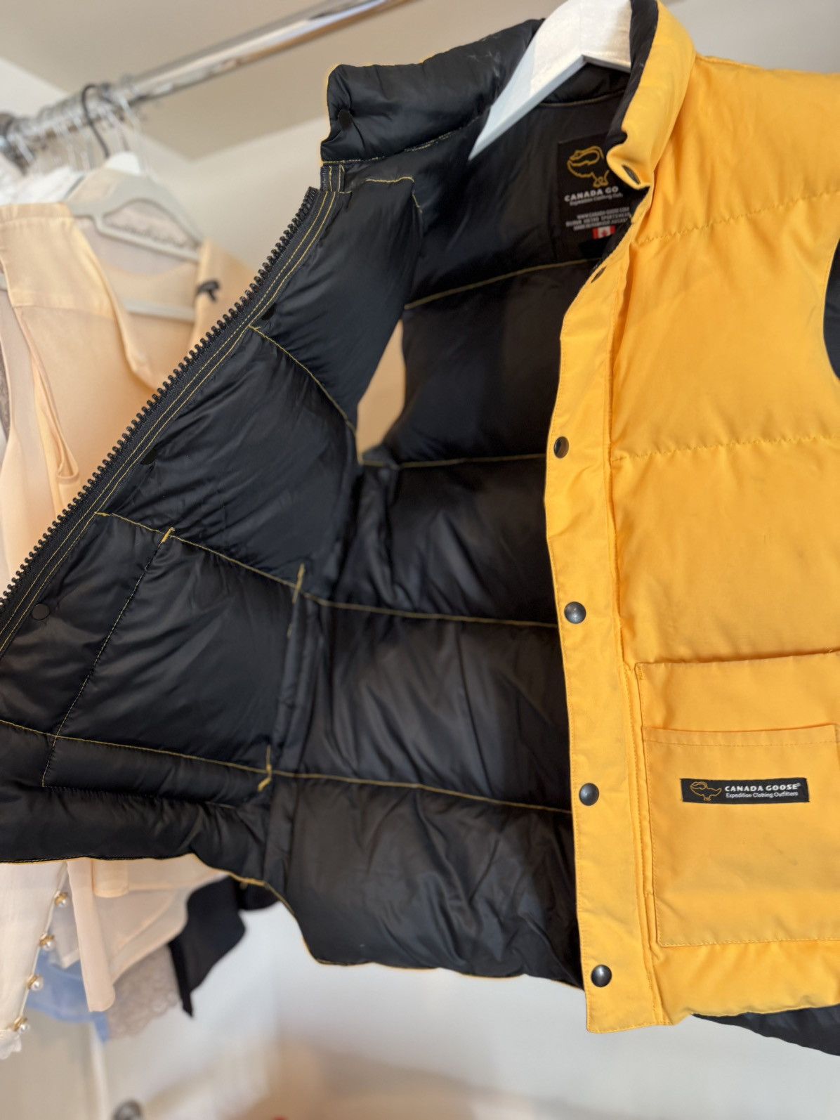 Canada Goose × Vintage Canada Goose Yellow Vest Size US S / EU 44-46 / 1 - 9 Thumbnail