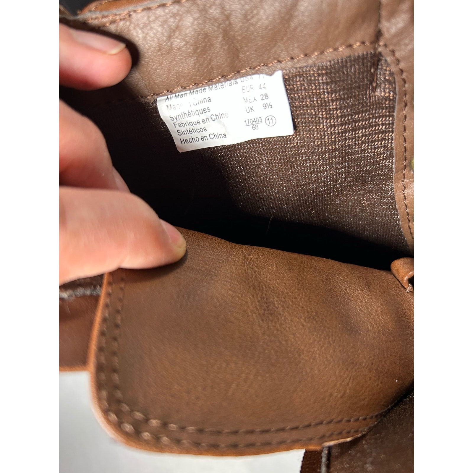 Other BRASH NWOT Brown Casual Boots Ankle High Side Zip Size 11 Size US 11 / IT 41 - 6 Thumbnail