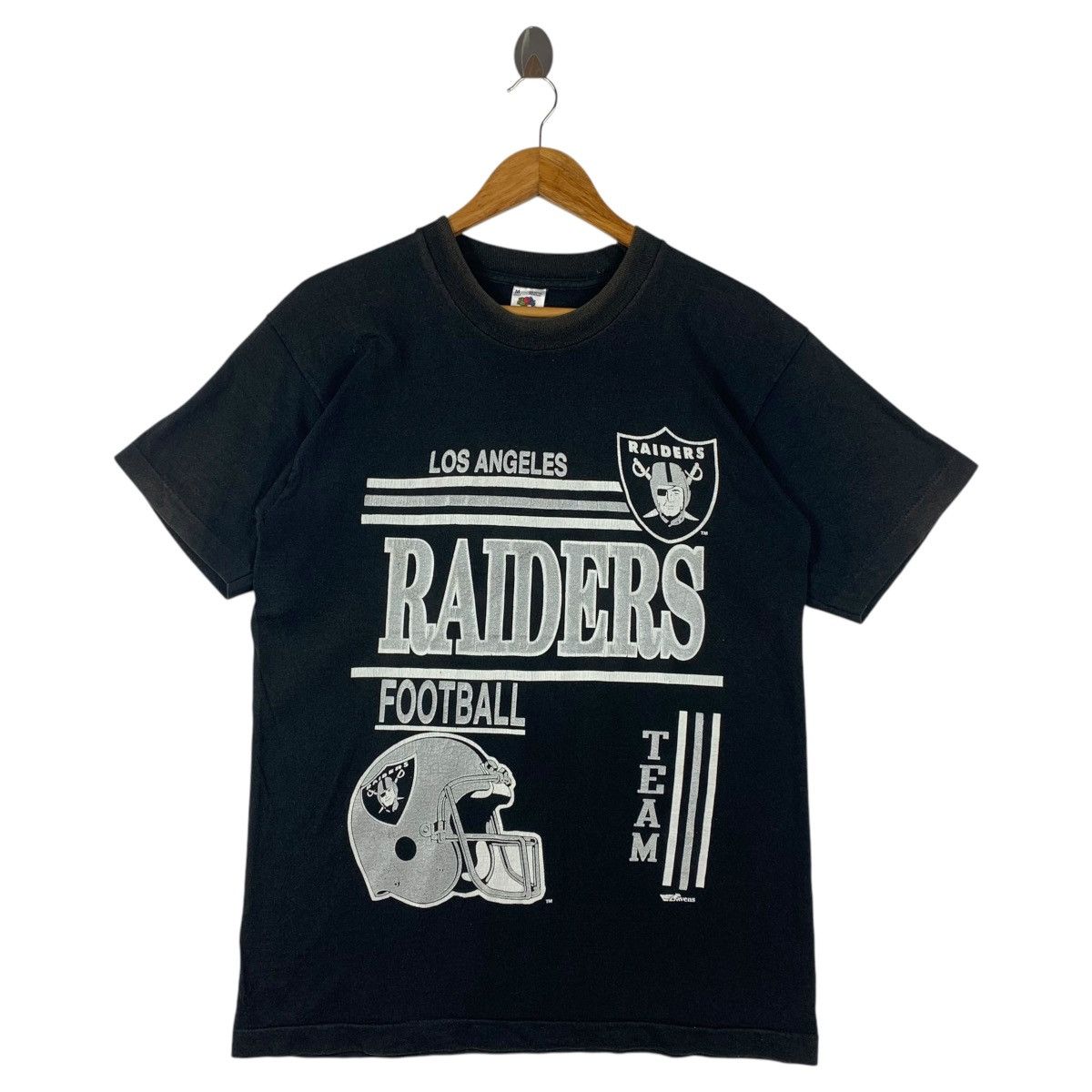 NFL × Vintage Vintage 90s LOS ANGELES RAIDERS Big logo printed tee Size US M / EU 48-50 / 2 - 1 Thumbnail