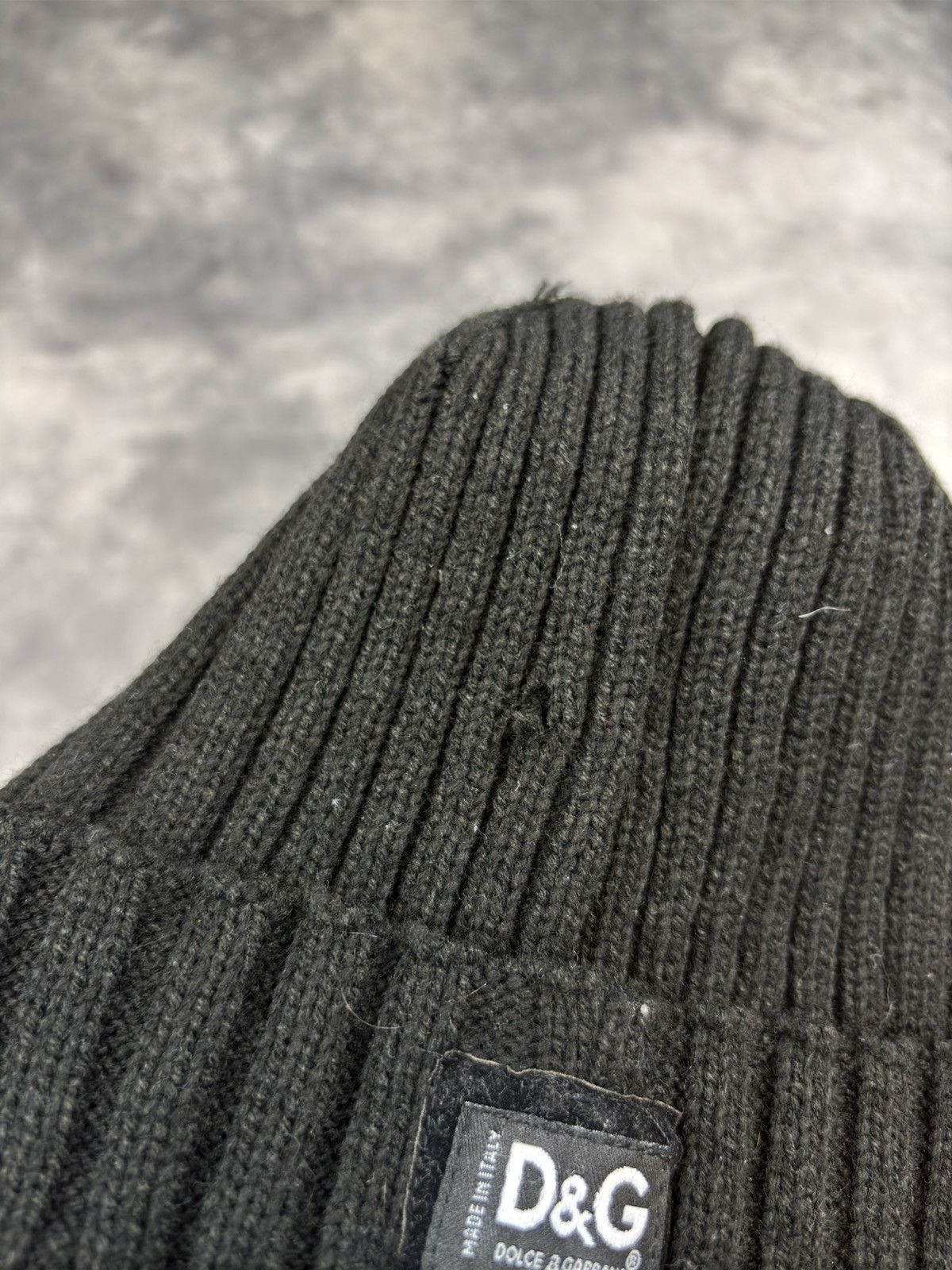 Dolce & Gabbana × Vintage Dolce Gabbana beanie vintage black designer avant garde Size ONE SIZE - 3 Thumbnail