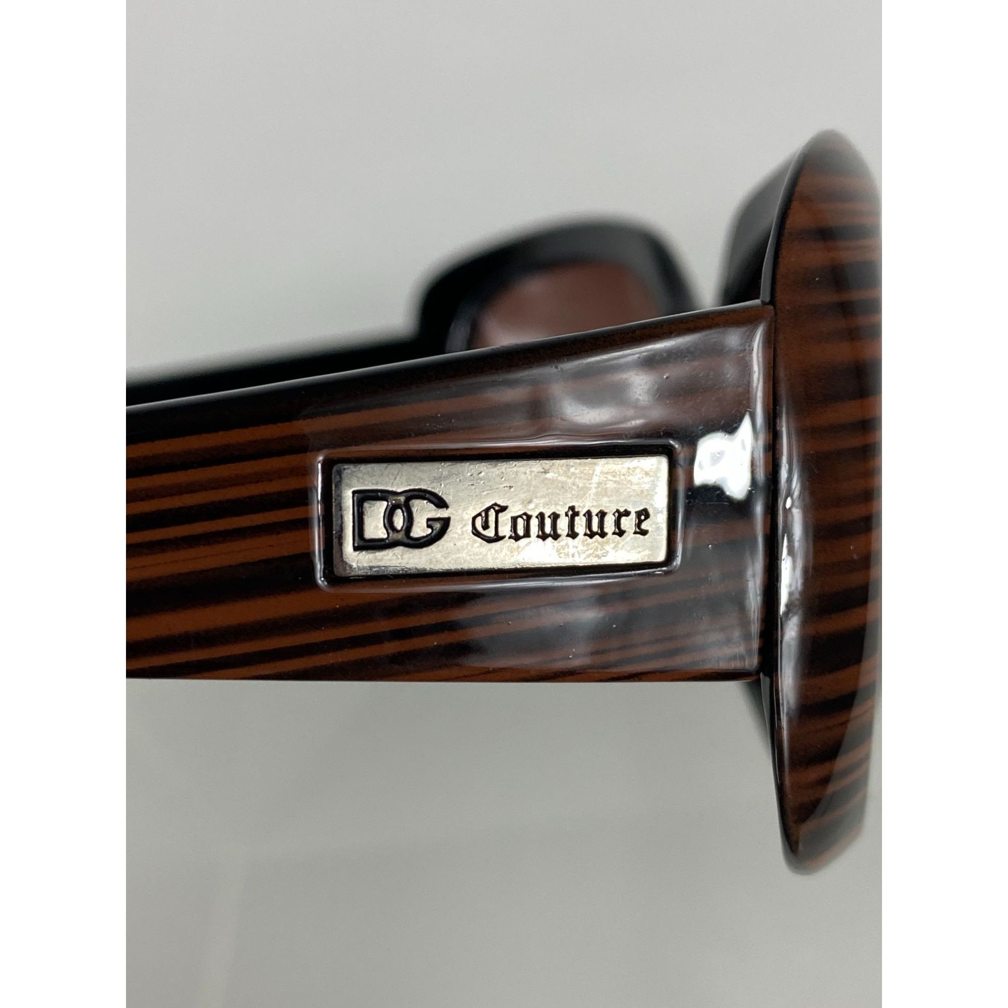 Dolce & Gabbana Vintage Dolce & Gabbana Couture 2650 Square Sunglasses Brown Size ONE SIZE - 4 Thumbnail