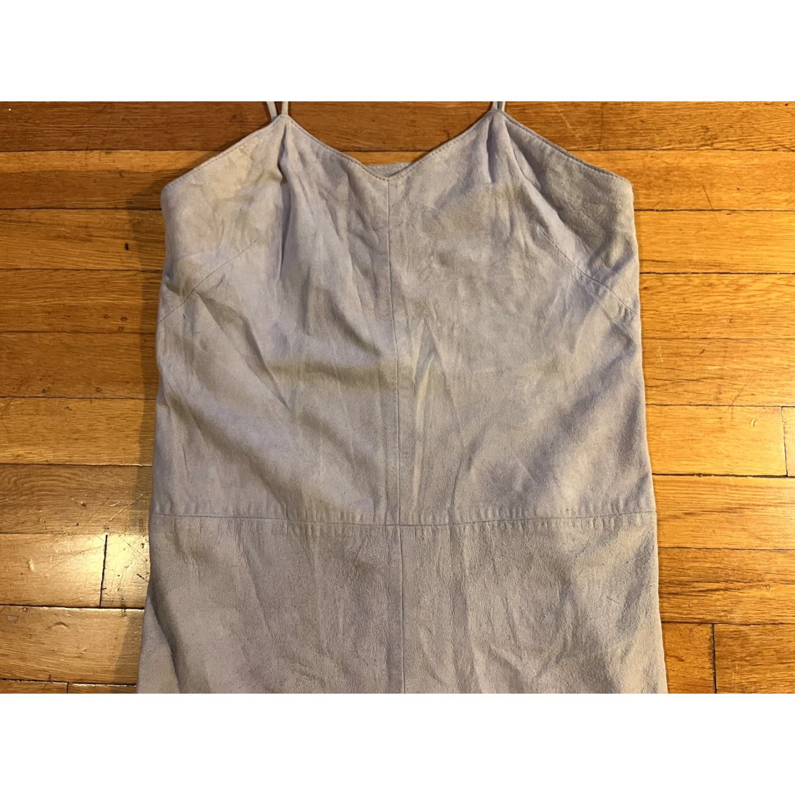 Vintage VINTAGE Michael Hoban For North Beach Leather Suede Dress Women's Medium Grey Size M / US 6-8 / IT 42-44 - 3 Thumbnail