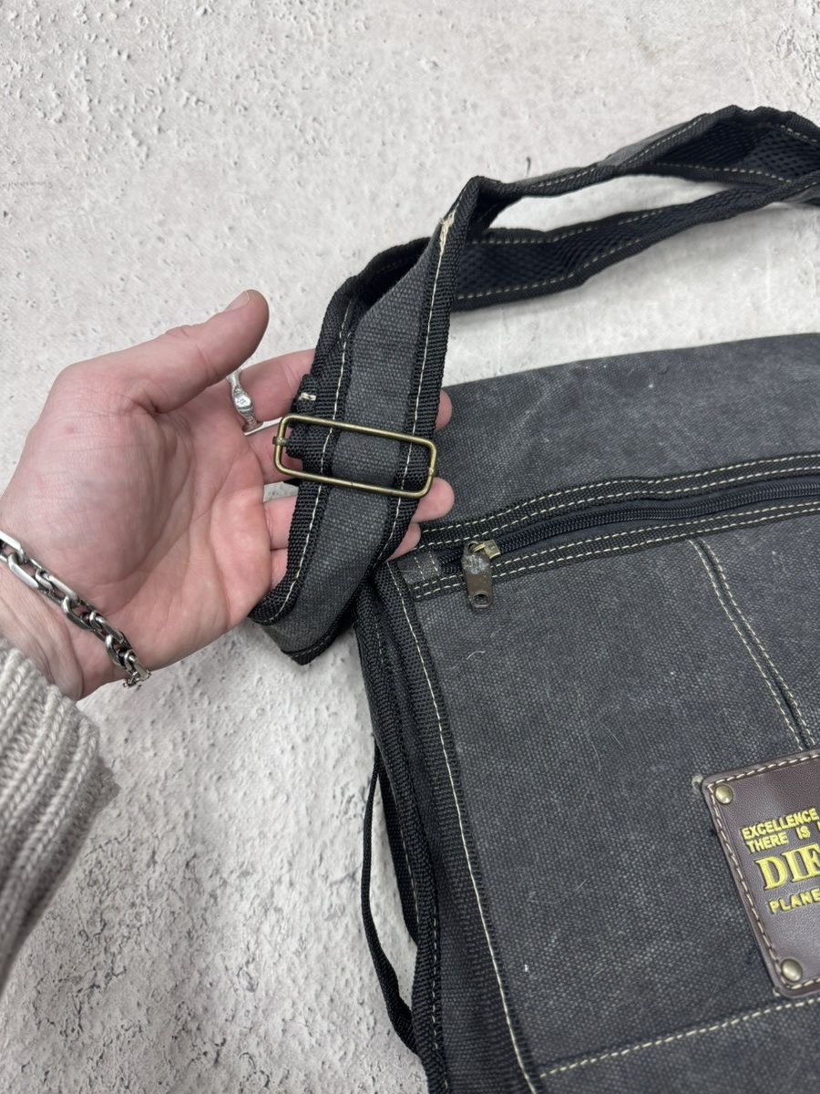 Diesel × Diesel Black Gold VINTAGE DIESEL CANVAS DENIM HYPE MESSENGER BAG Size ONE SIZE - 4 Thumbnail