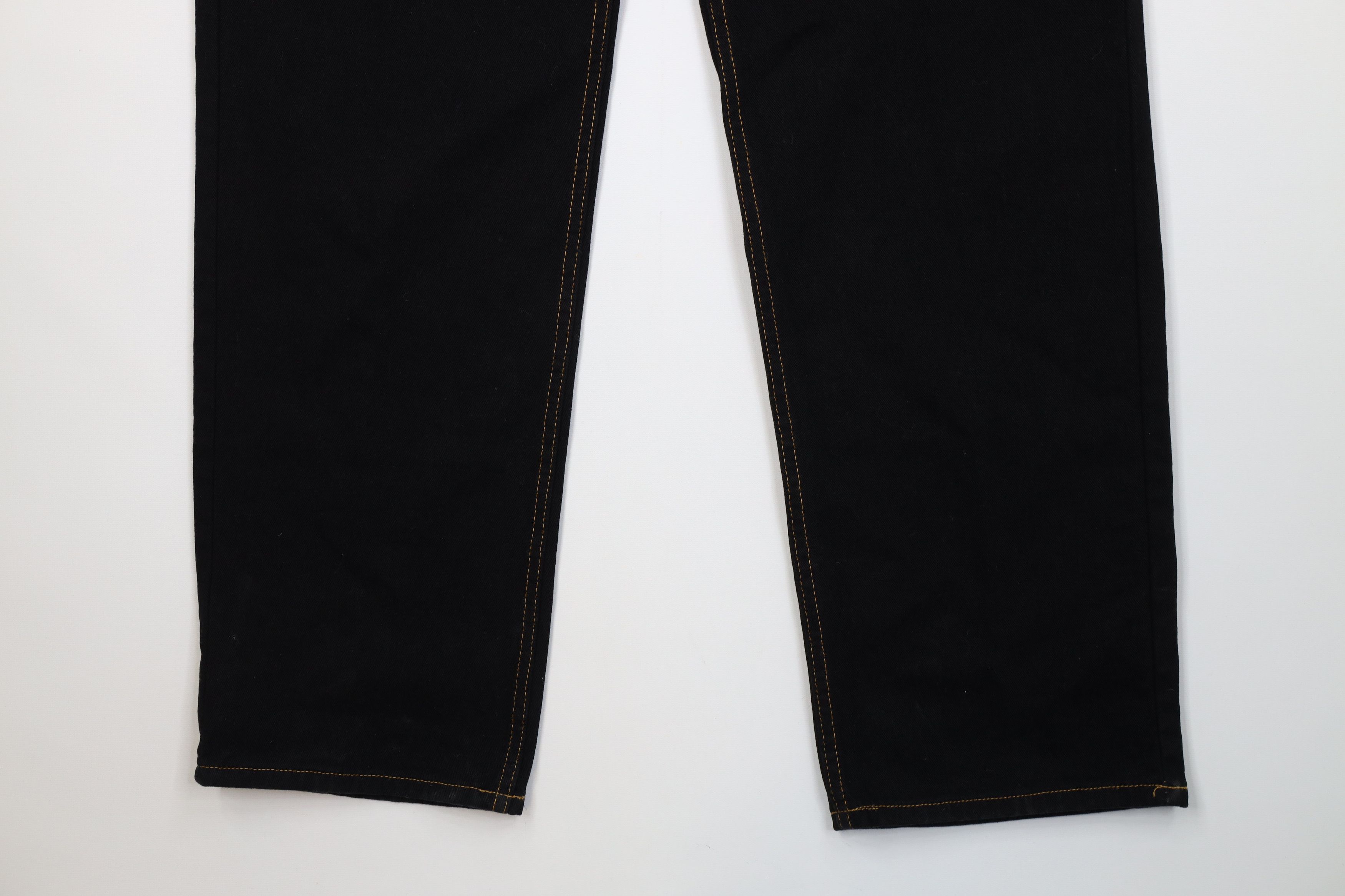 Polo Ralph Lauren Vintage 90s Ralph Lauren Loose Fit Wide Leg Jeans Black Size US 38 / EU 54 - 4 Thumbnail