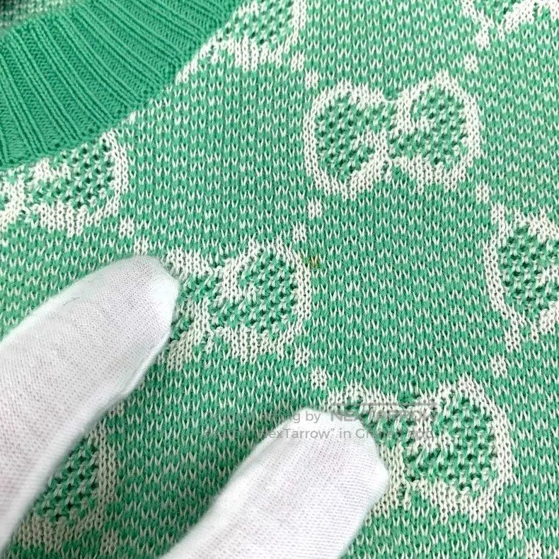 Gucci Gucci Green logo jacquard full-print cotton round-neck sho Size M / US 6-8 / IT 42-44 - 7 Thumbnail