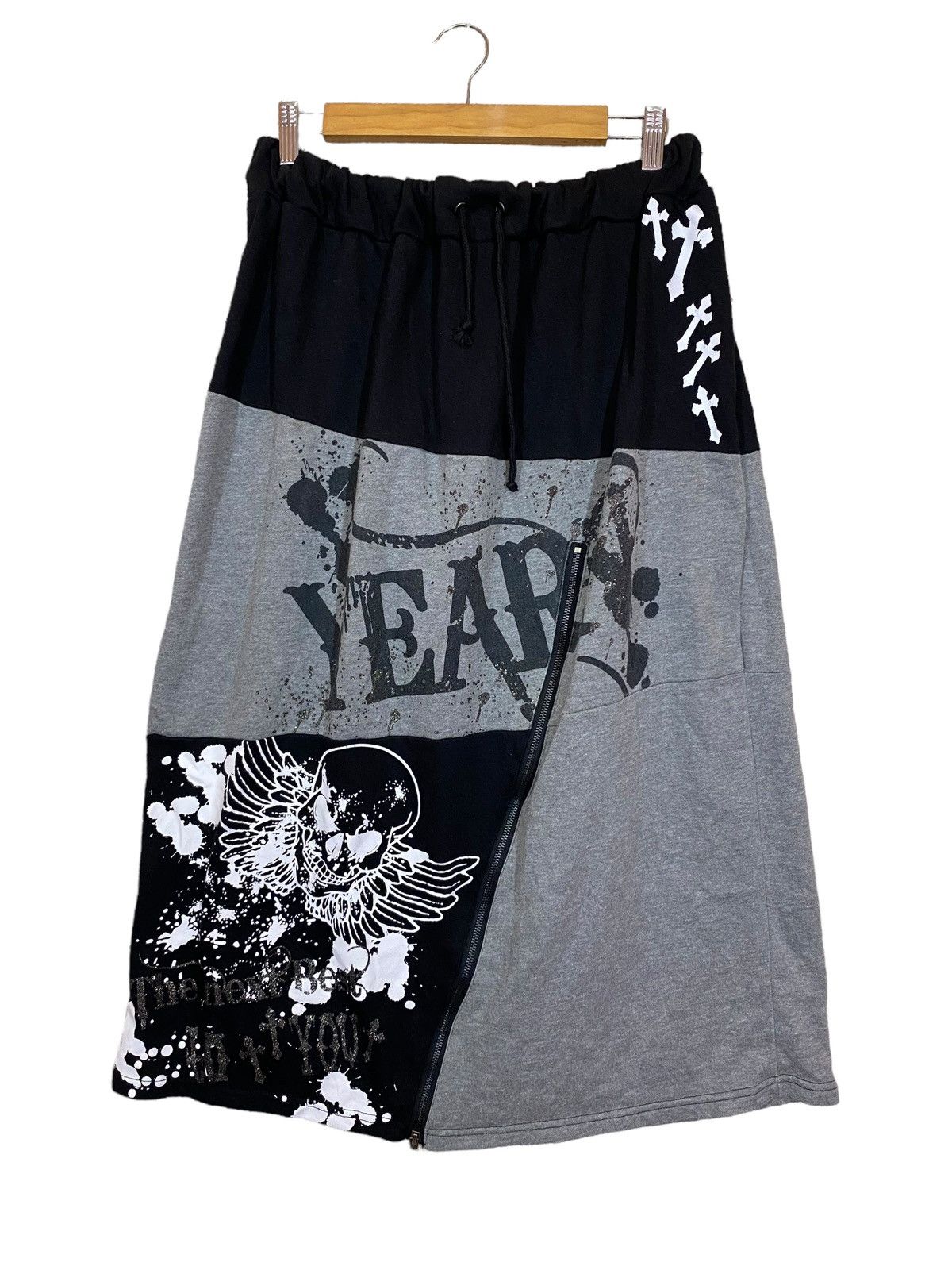 If Six Was Nine × Seditionaries Dig deep cross skull maxi skulls stretchable gothic punk Size 32" / US 10 / IT 46 - 1 Thumbnail