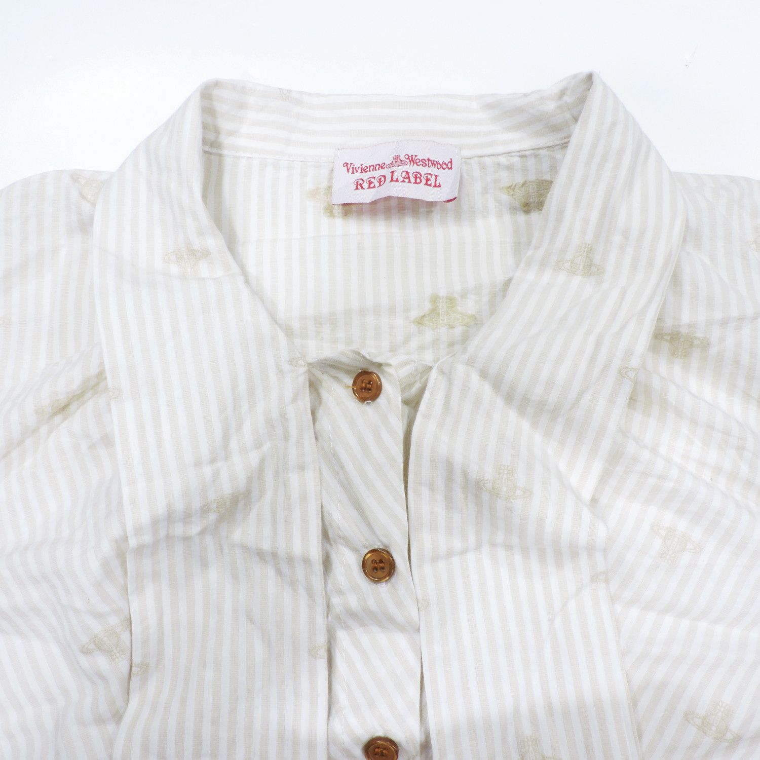 Vivienne Westwood VIVIENNE WESTWOOD RED LABEL MONOGRAM LONG SLEEVE SHIRT Size M / US 6-8 / IT 42-44 - 4 Thumbnail