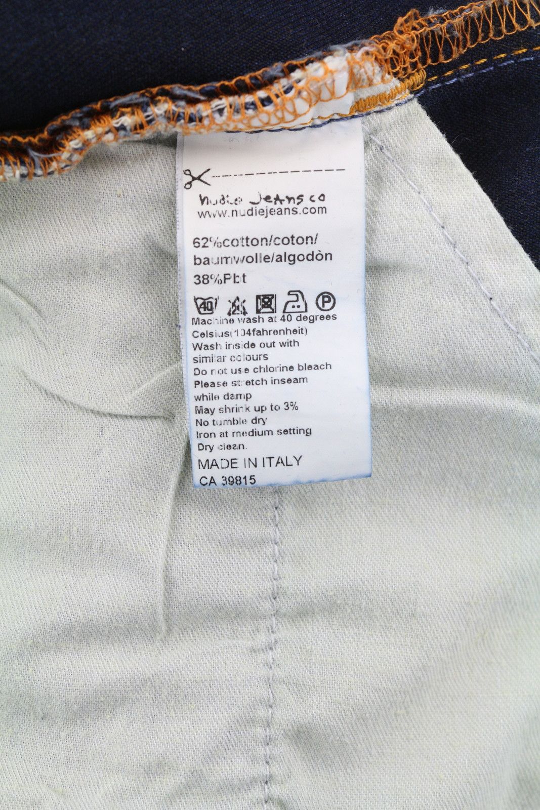 Nudie Jeans GRIM TIM W31/L30 Washed Denim Deep Slim Jeans 83609 Size US 31 - 6 Thumbnail