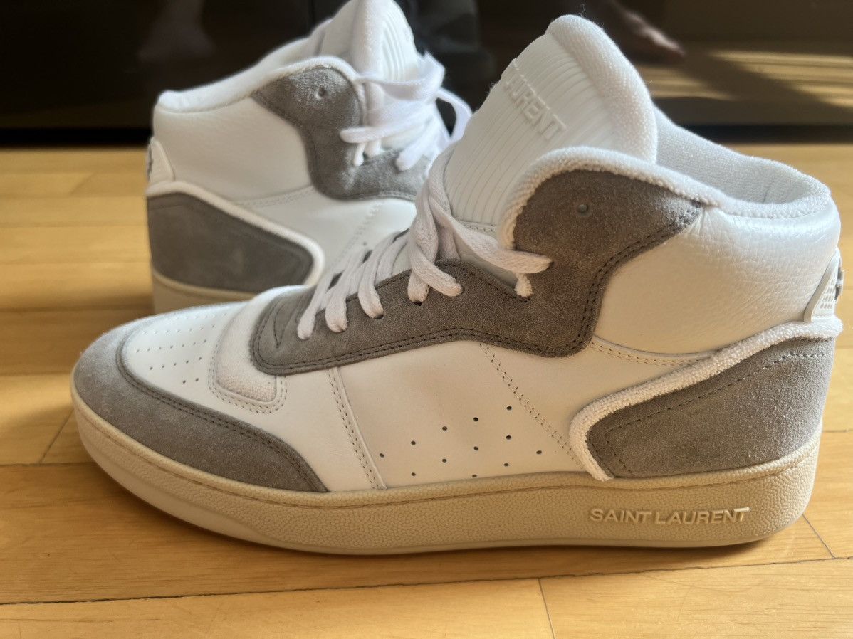 Saint Laurent Paris New Saint Laurent SL80 high top men sneakers IT43/US 10/UK 9 Size US 10 / EU 43 - 9 Thumbnail