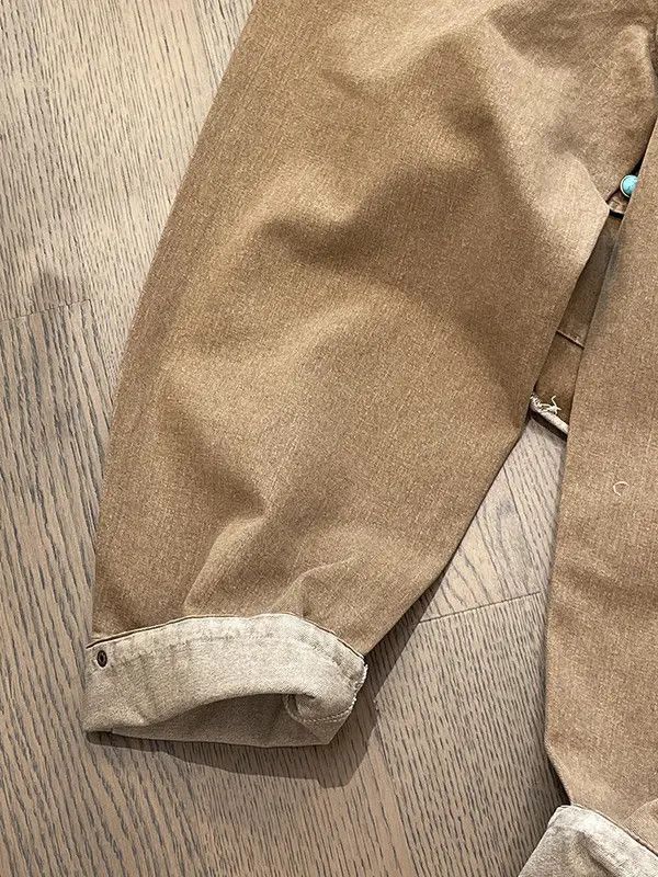 Other Akimoto x Mirai Brown Baggy Cuffed Denim Jeans Size US 28 / EU 44 - 4 Thumbnail