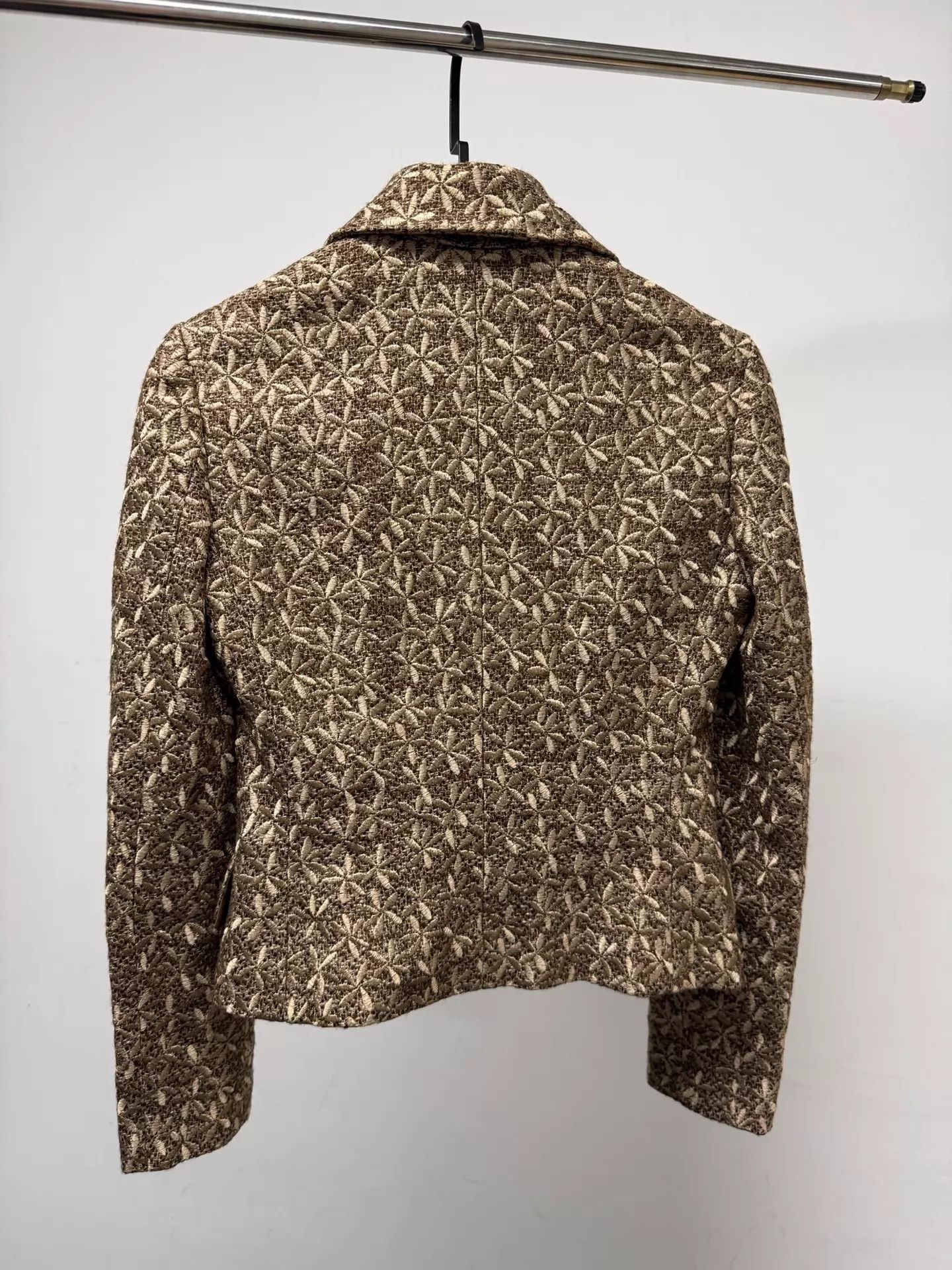 Vivienne Tam Vivienne Tam Classic Brown Print Short Jacket Size XS / US 0-2 / IT 36-38 - 8 Thumbnail