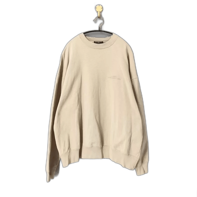 Balenciaga Balenciaga Tiger Logo Beige Sweatshirt Size US M / EU 48-50 / 2 - 1 Thumbnail