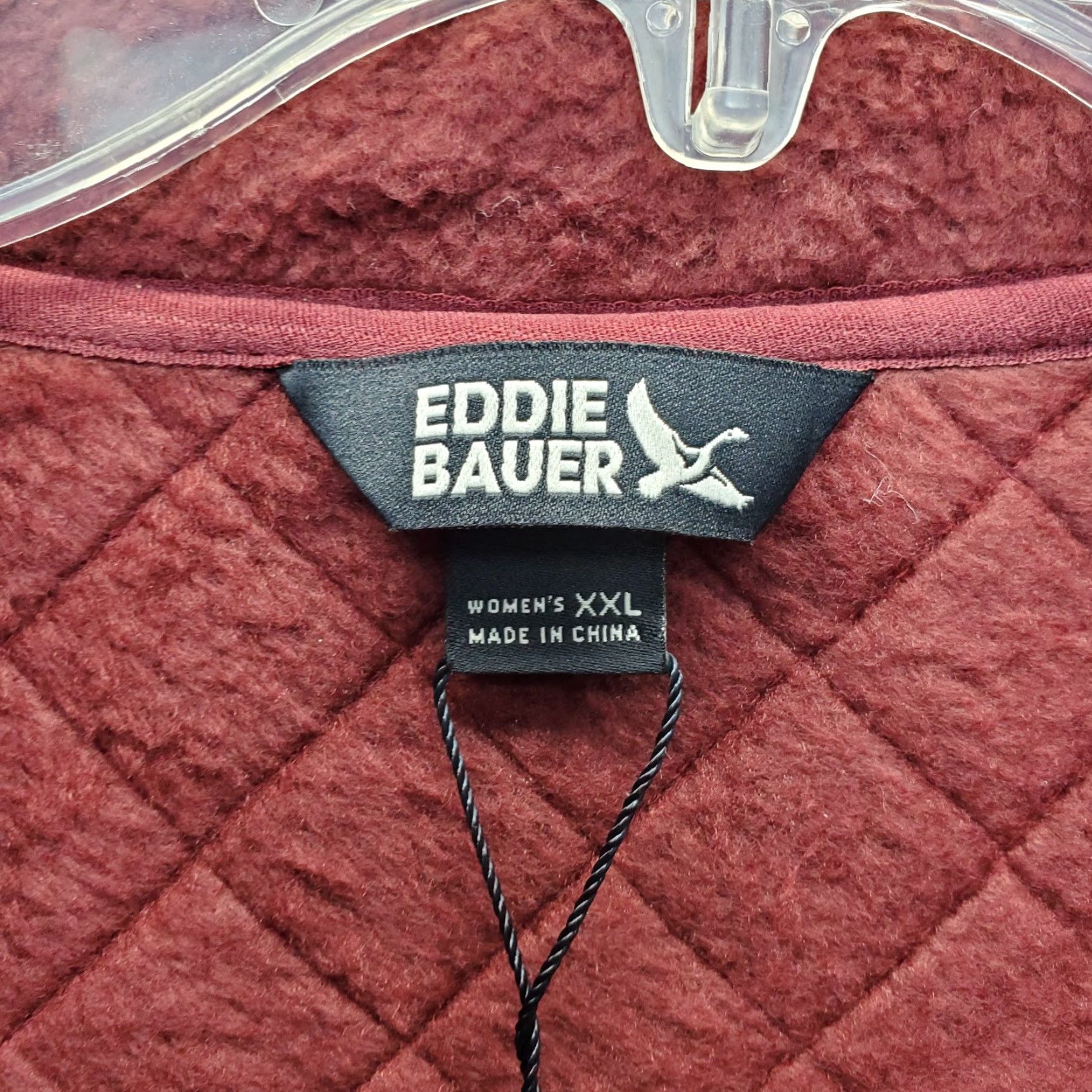 Eddie Bauer Eddie Bauer Zip Up Polar Fleece Jacket Womens XXL Red EB010877 Jacket Womens XXL Red EB010877 Size XXL / US 16-18 / IT 52-54 - 5 Thumbnail