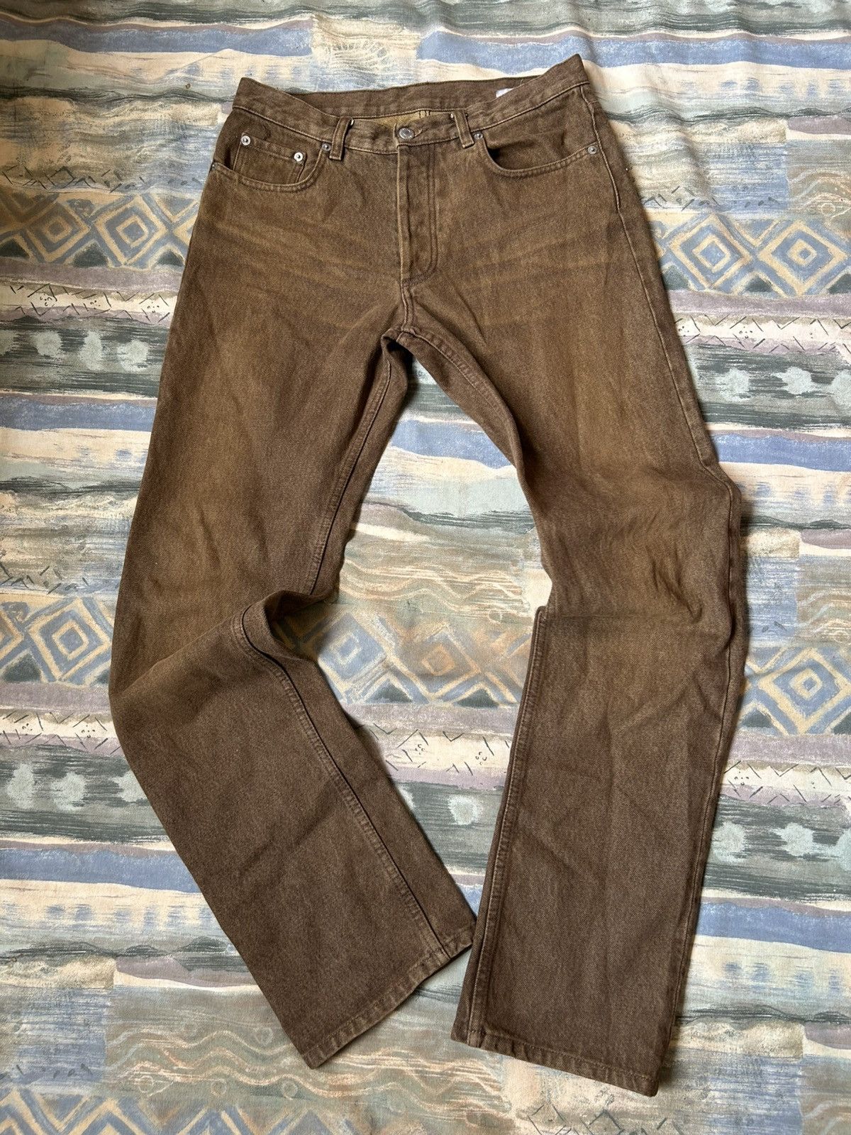 Helmut Lang Helmut Lang Vintage Dark Denim Size US 29 - 2 Thumbnail