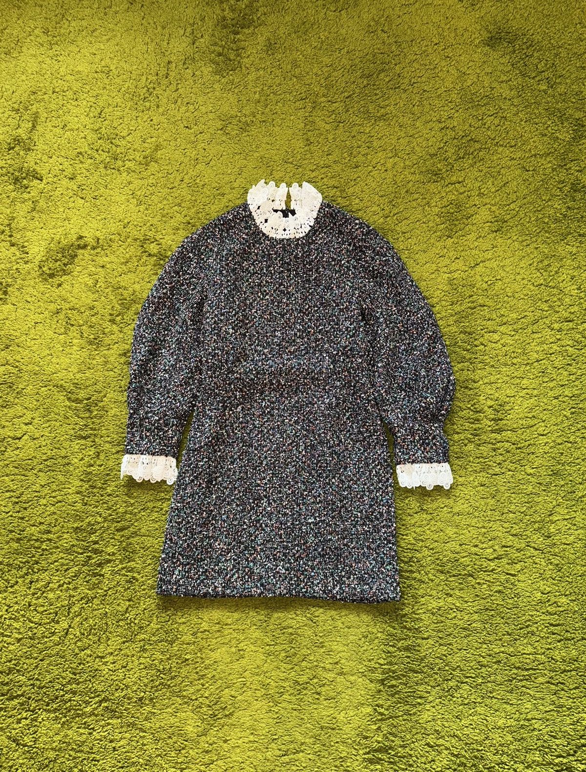 Designer × Sandro Sandro oldmoney style coloured tweed dress Size M / US 6-8 / IT 42-44 - 1 Thumbnail