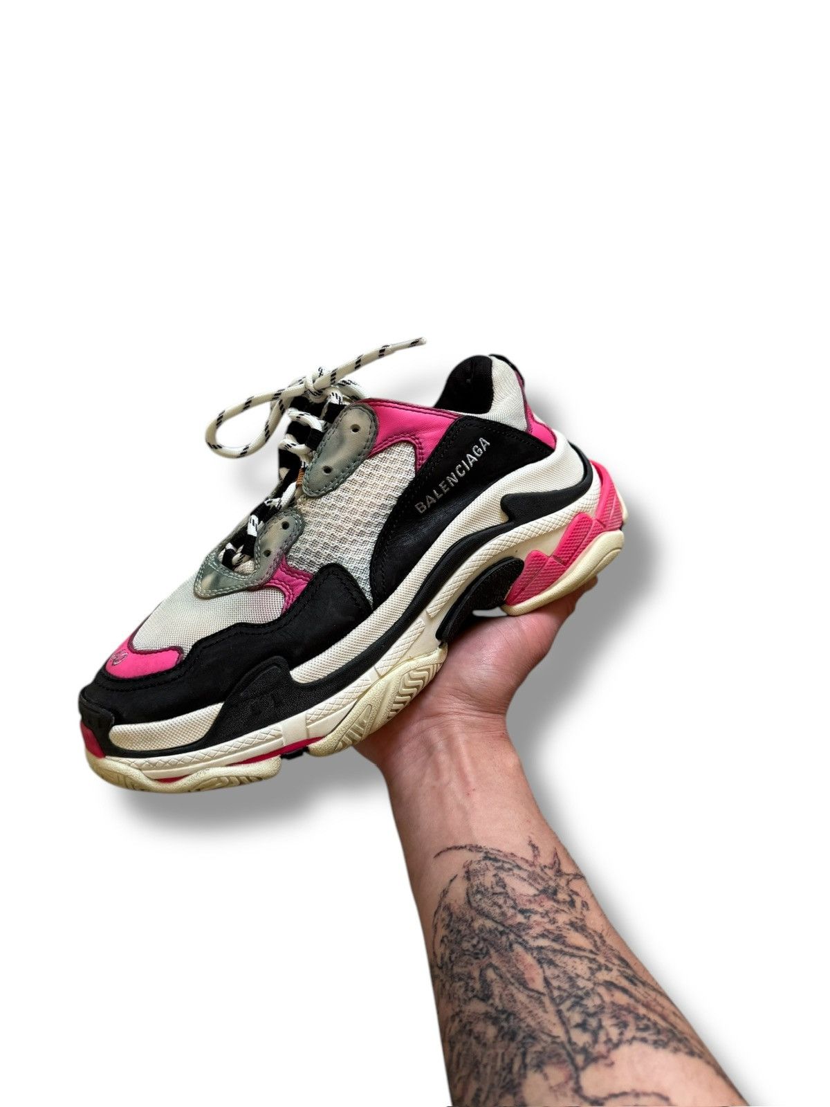Balenciaga Balenciaga Triple S Pink Size US 7 / EU 40 - 2 Thumbnail