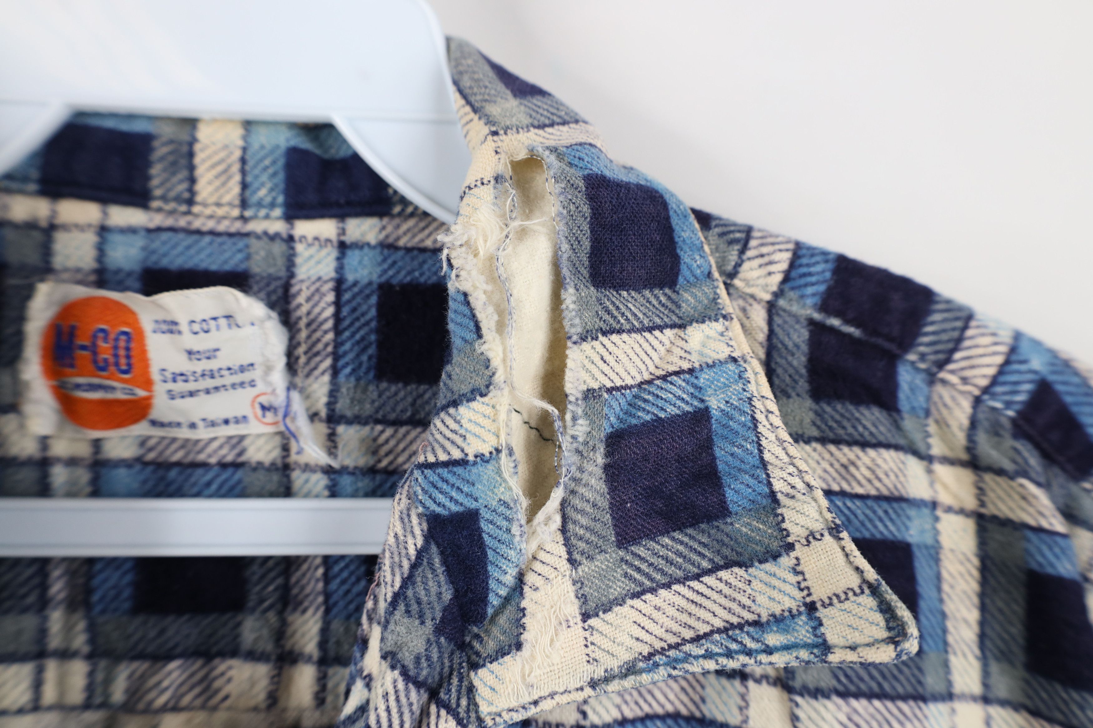 Vintage Vintage 60s 70s Streetwear Flannel Collared Button Shirt Size US M / EU 48-50 / 2 - 4 Thumbnail