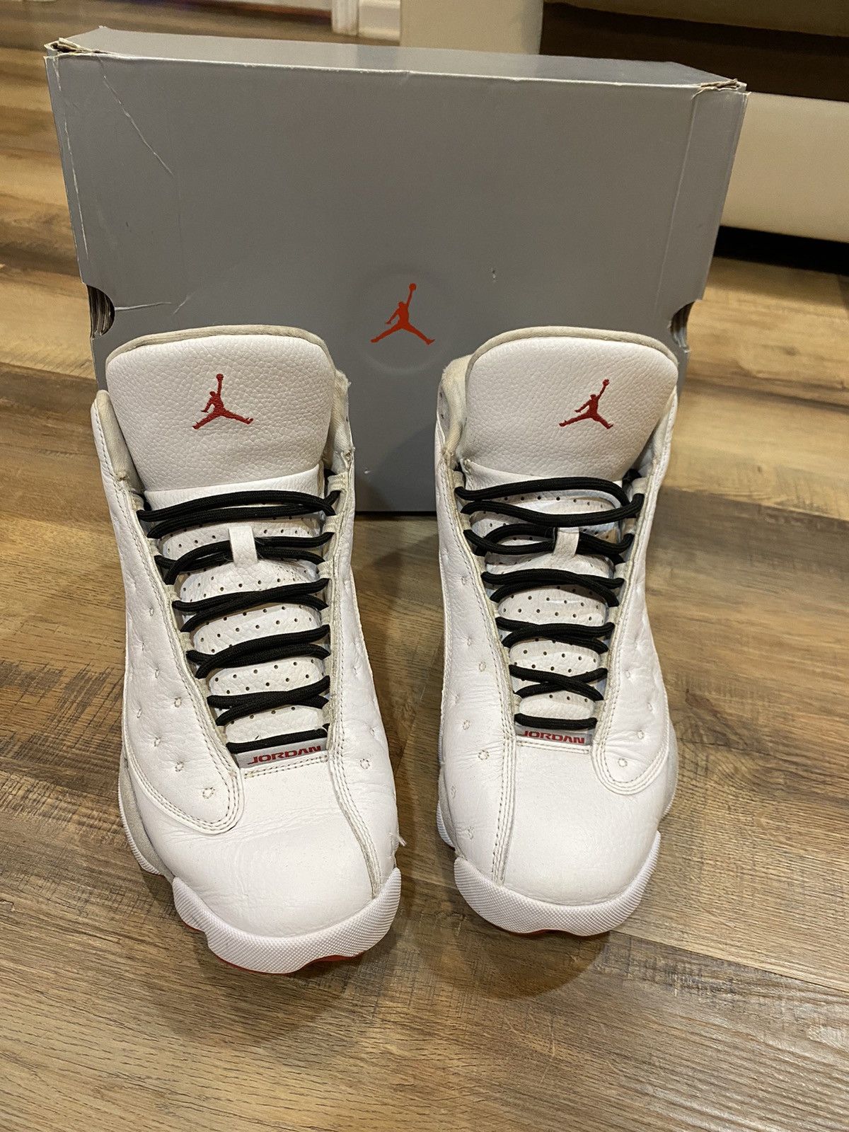 Jordan Brand Jordan 13 White Wolf Grey Size US 13 / EU 46 - 1 Thumbnail