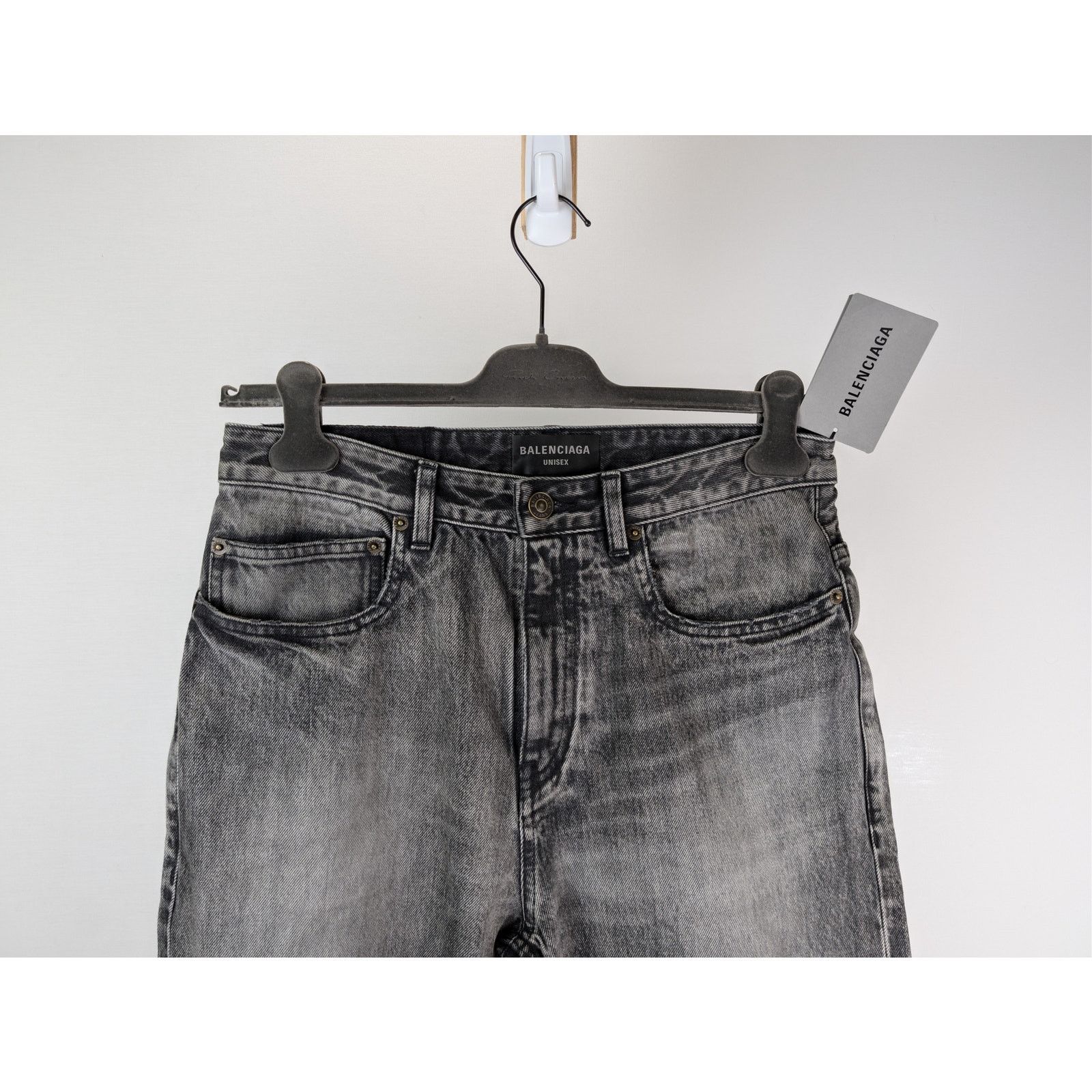 Balenciaga o1rshd1 Organic Japanese Medium Fit Pants in Eco Black Size US 30 / EU 46 - 3 Thumbnail