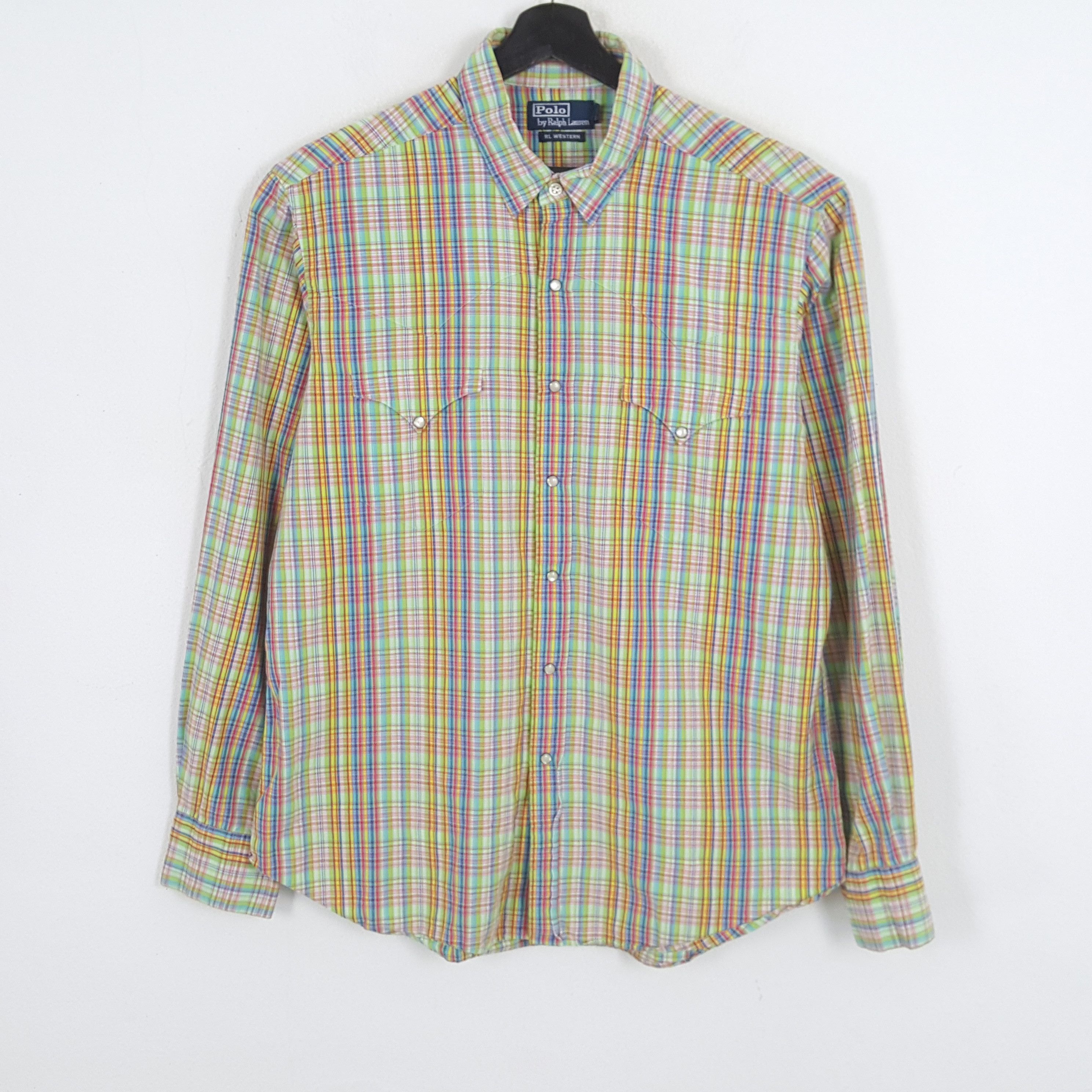 Polo Ralph Lauren × Vintage POLO by RALPH LAUREN Fashion Brand Casual Style Shirt Size US L / EU 52-54 / 3 - 1 Thumbnail