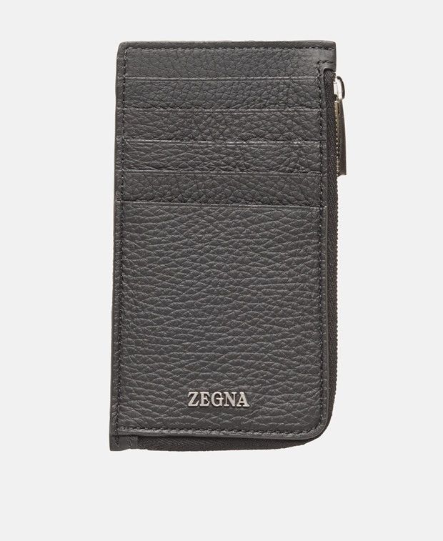 Ermenegildo Zegna Leather card holder Size ONE SIZE - 1 Thumbnail