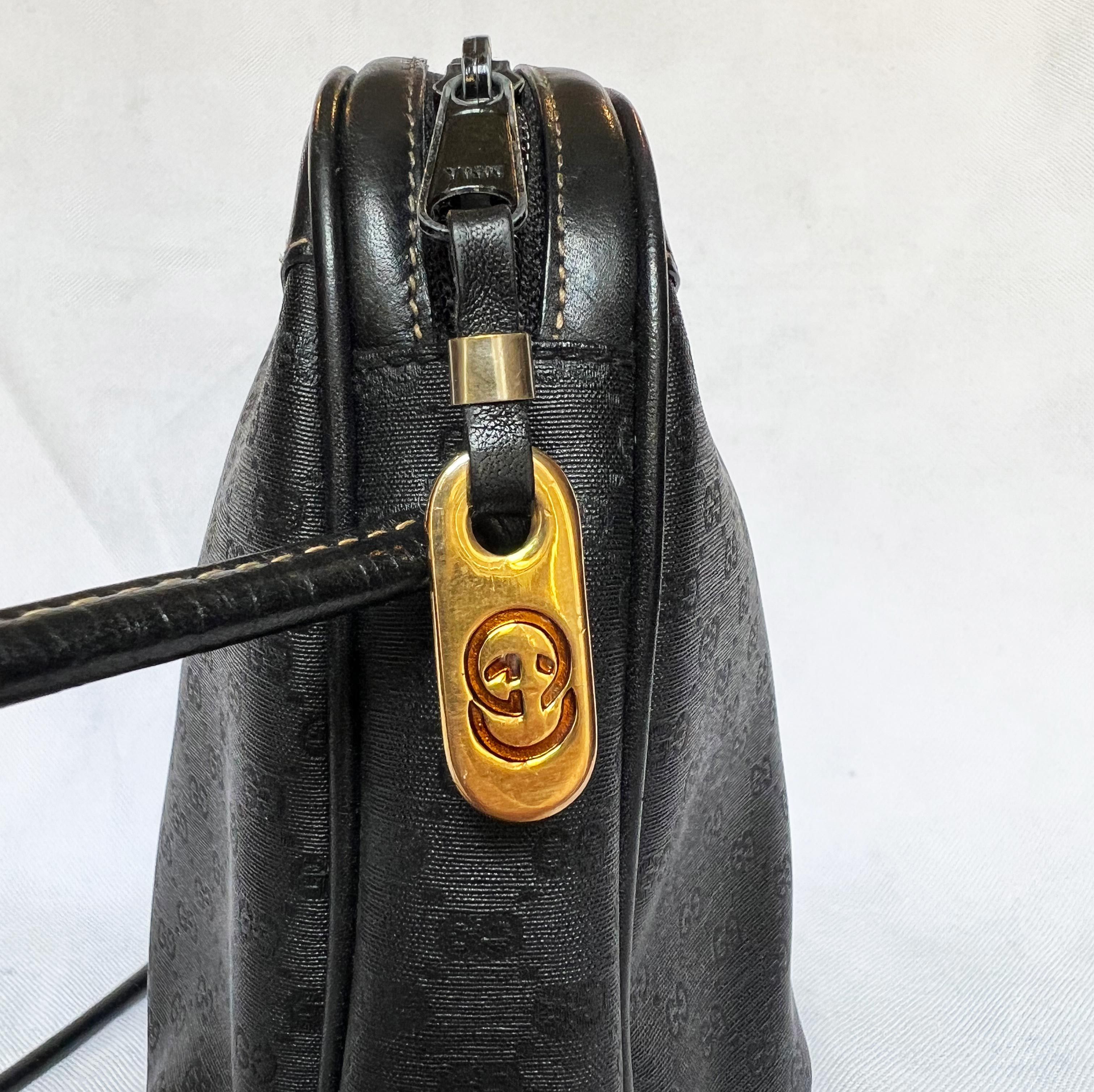 Gucci Gucci vintage Monogram black canvas bag. Size ONE SIZE - 11 Thumbnail
