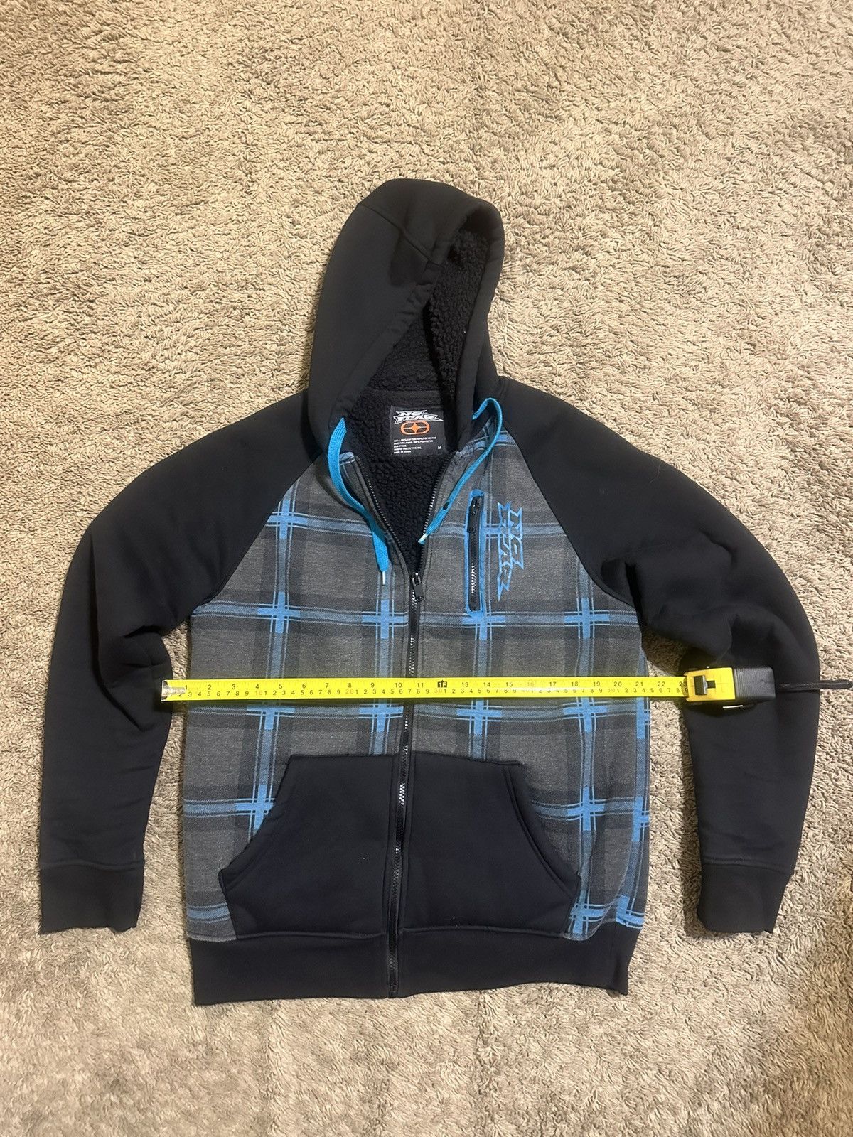 No Fear × Vintage Vintage No Fear “blue & black” hoodie 90s size Medium Size US M / EU 48-50 / 2 - 5 Thumbnail