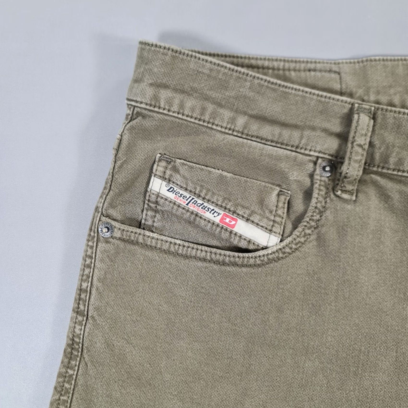 Diesel Diesel D Strukt Jeans Slim Fit W40 L26 Denim Stretch Green Men Size US 40 / EU 56 - 4 Thumbnail
