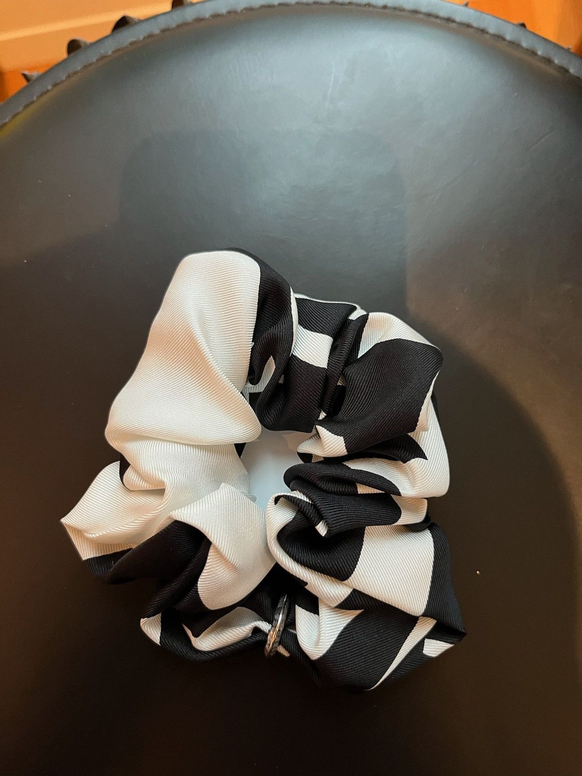 Chrome Hearts Chrome hearts black and white silk scrunchie Size ONE SIZE - 3 Thumbnail
