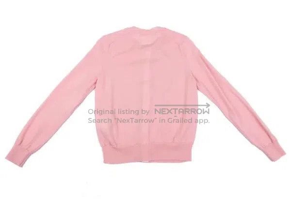 Comme des Garcons Comme Des Garcons Pink vintage heart-knit top Size M / US 6-8 / IT 42-44 - 3 Thumbnail
