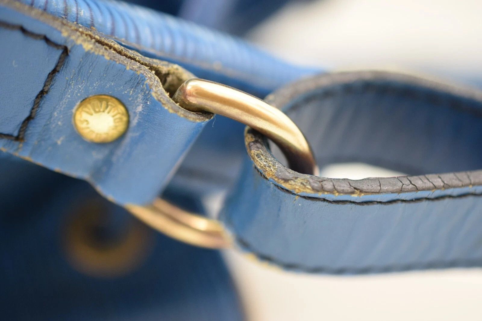 Louis Vuitton Louis Vuitton Petit Noé Shoulder Bag Epi Leather Blue M44105 Size ONE SIZE - 11 Thumbnail