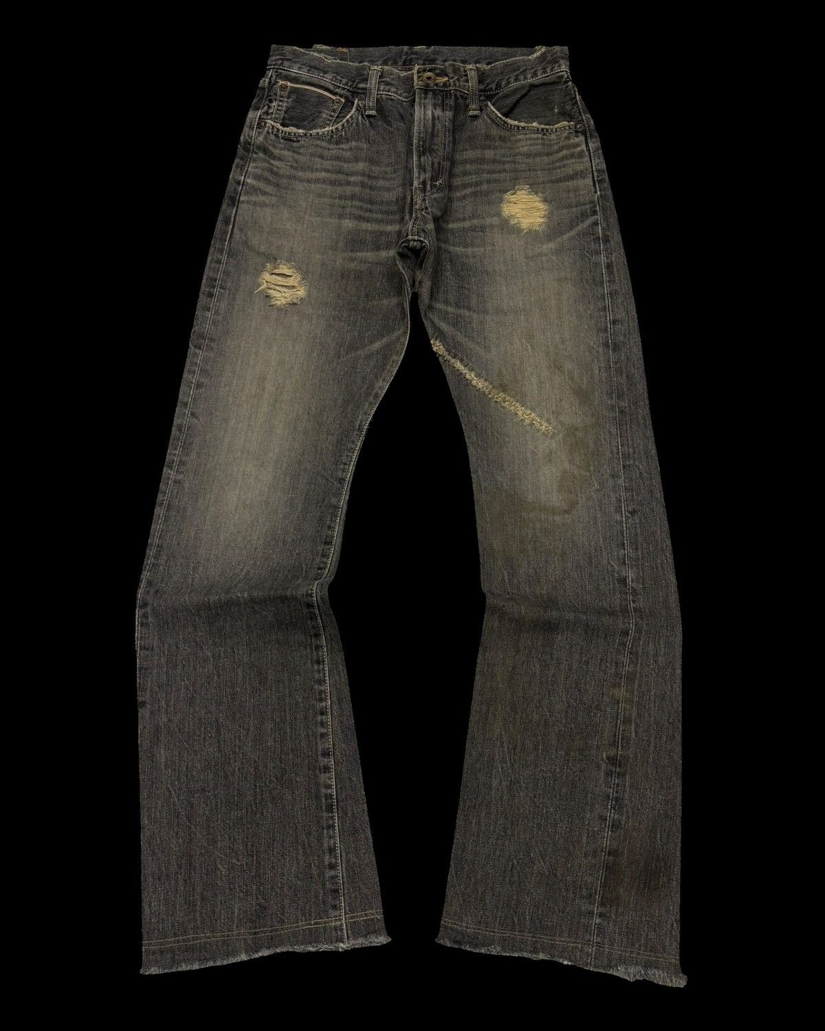 Edwin Flare Jeans Edwin 505s Selvedge Mud Wash Flare Denim Jeans Size US 29 - 3 Thumbnail