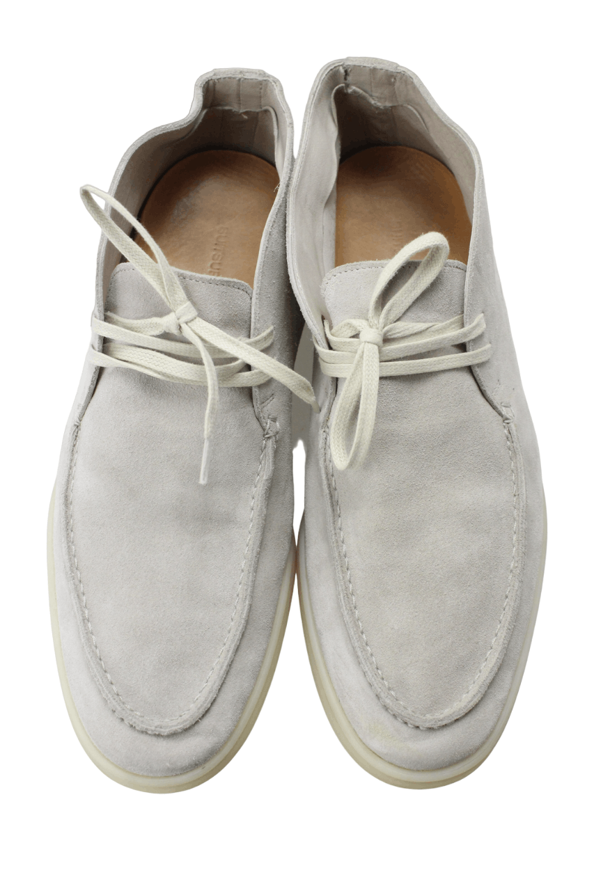 image of Suitsupply Fw1857 Casual Shoes Men's Eu 41 / Uk 7 Suede in Grey
