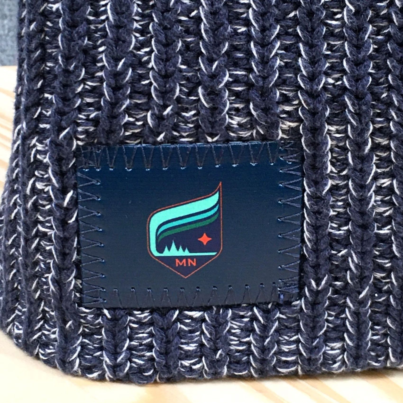 Vintage Love Your Melon Minnesota Aurora Winter Beanie Hat Womens One Size Knitted Blue Size ONE SIZE - 3 Thumbnail