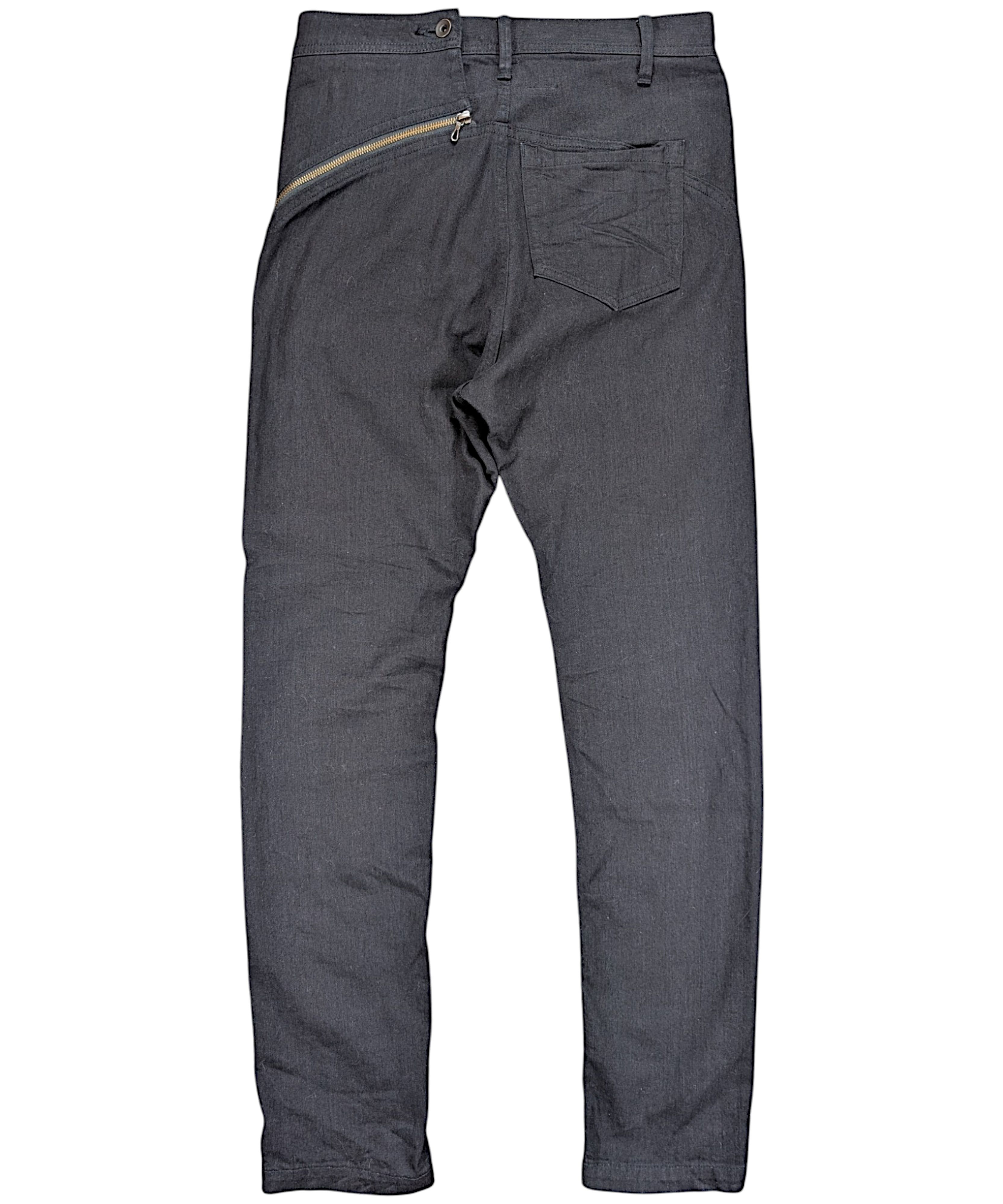 Julius Julius Aircut FW21 "Dilated" Double Layer Zipper Denim Jeans Size US 31 - 2 Thumbnail