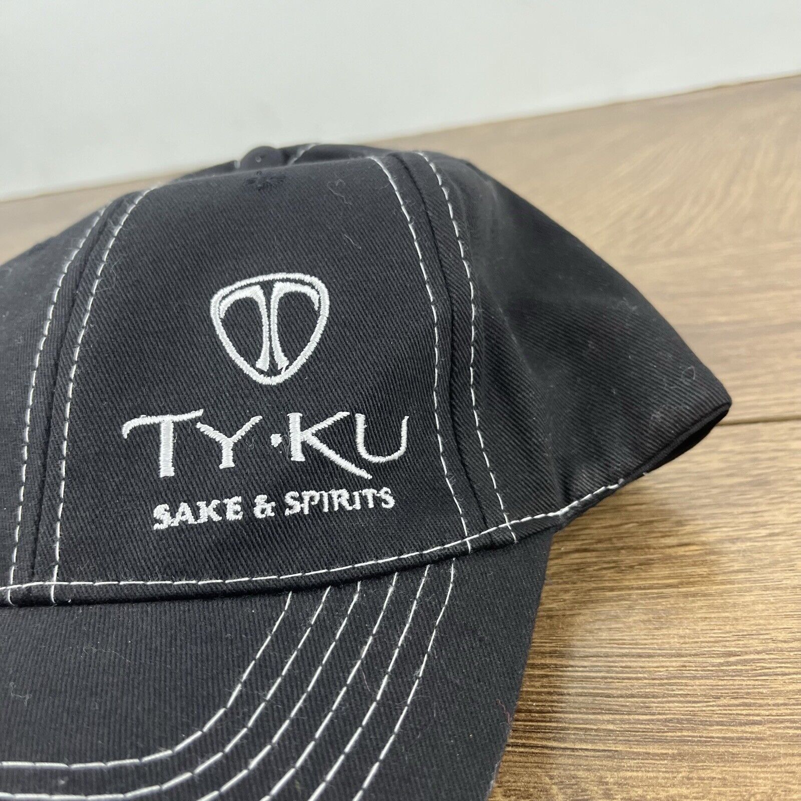 Other Ty Ku Hat Sake and Spirits Cap Hat Black Hat Adjustable Blac Size ONE SIZE - 8 Thumbnail