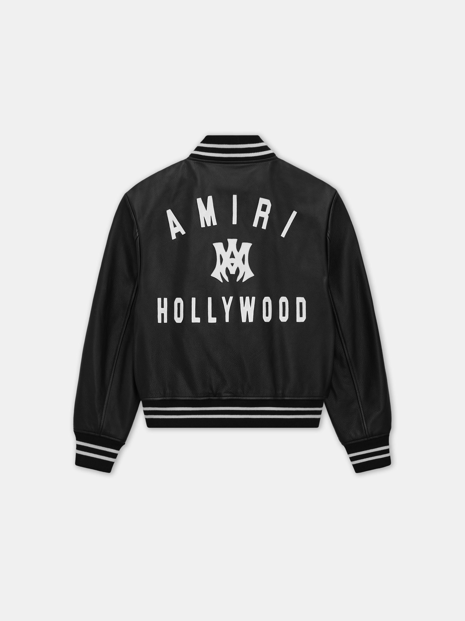Amiri oc11z0126 MA Hollywood Leather Bomber Jacket in Black Size US M / EU 48-50 / 2 - 4 Thumbnail